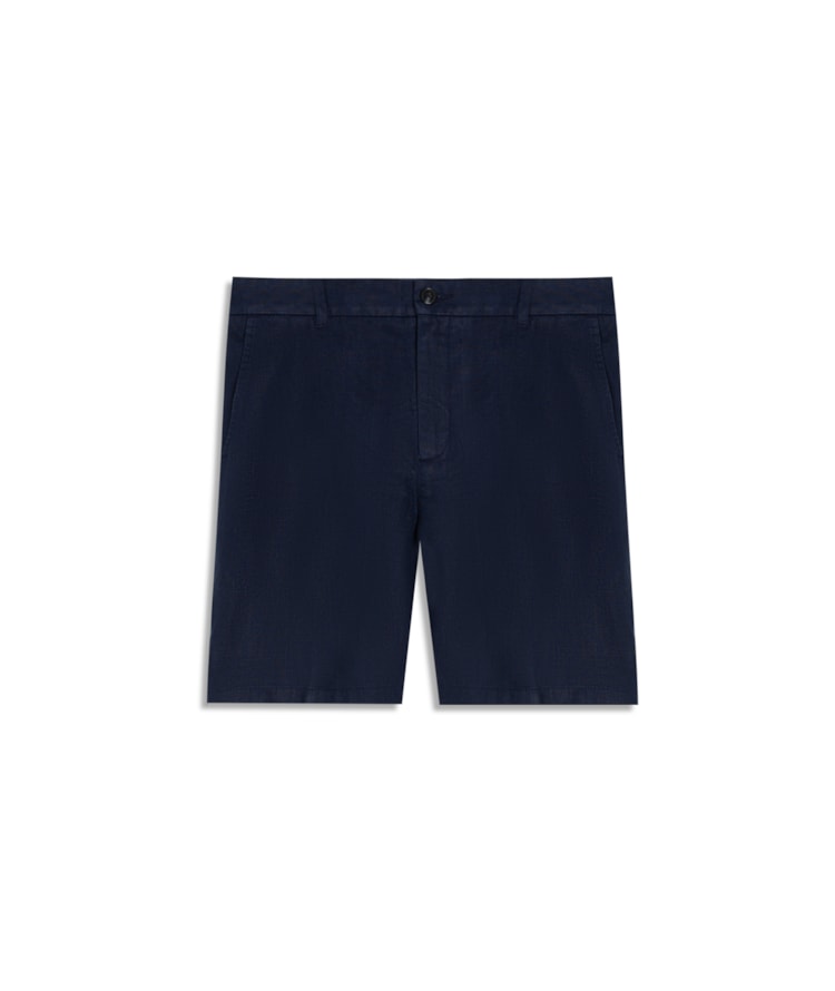 Bermuda  Puro Linho Chino Li Dark Navy