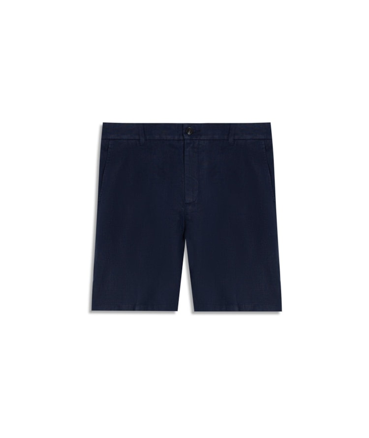 Bermuda  Puro Linho Chino Li Dark Navy