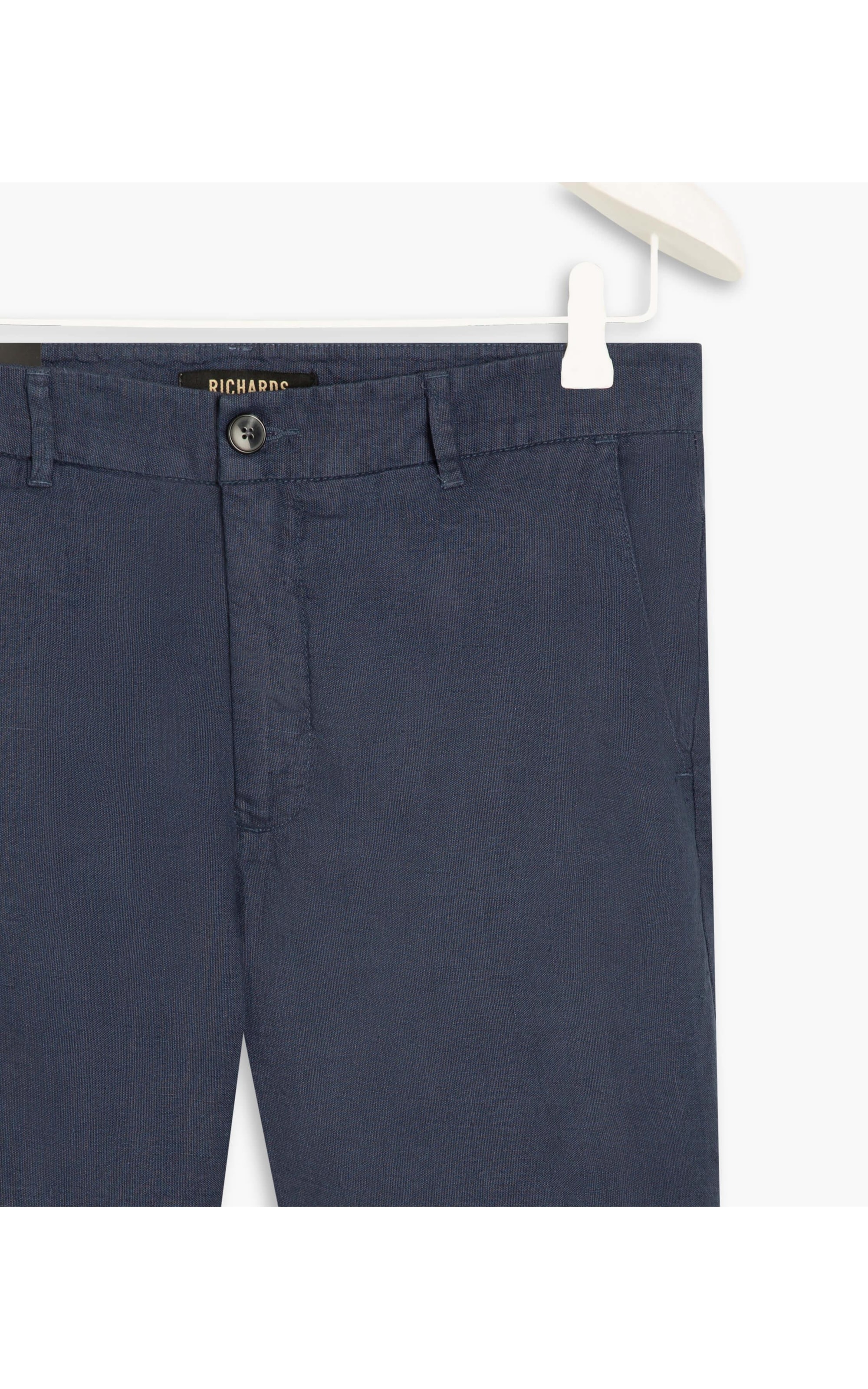 Bermuda  Puro Linho Chino Li Marinho