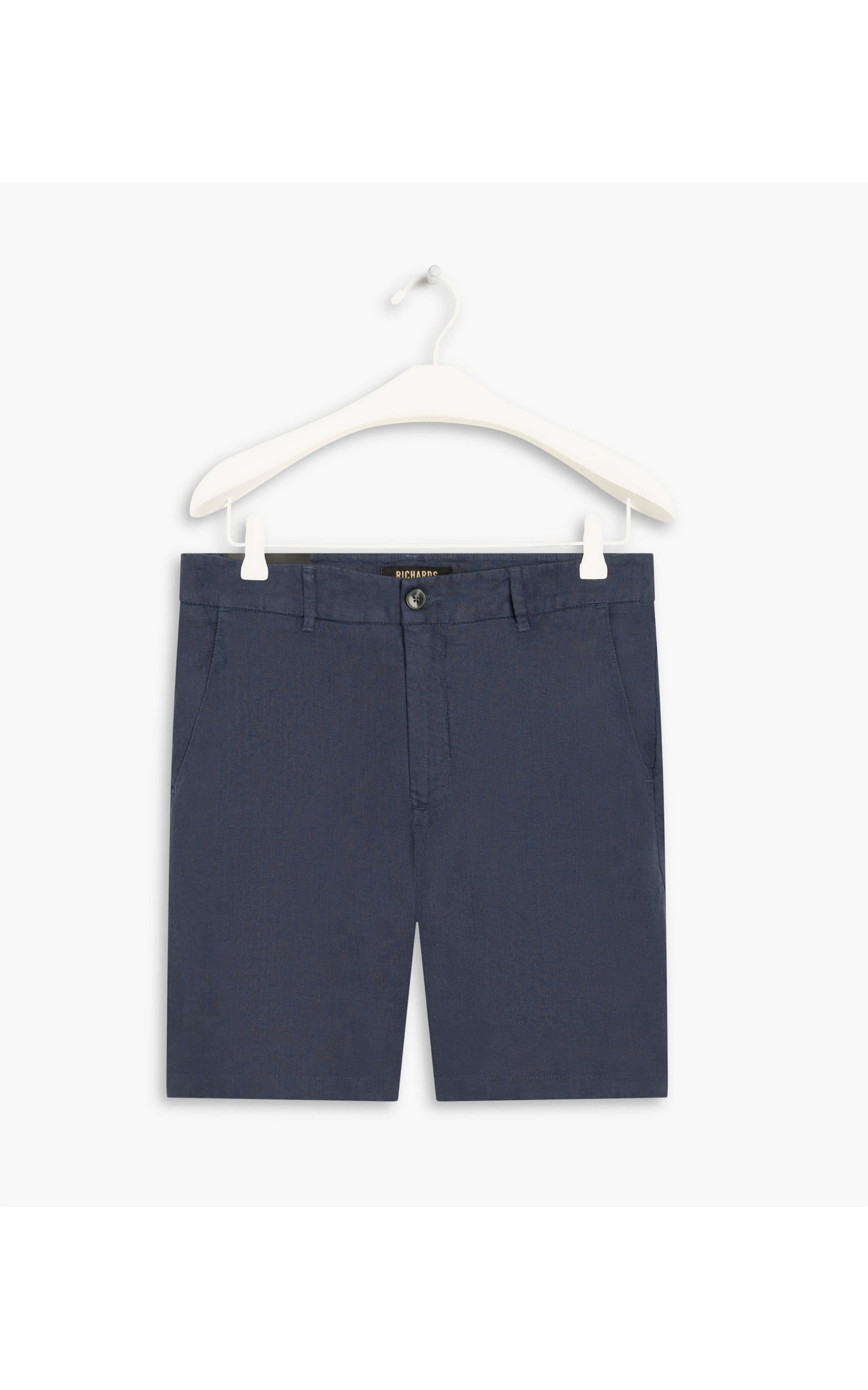 Bermuda  Puro Linho Chino Li Marinho