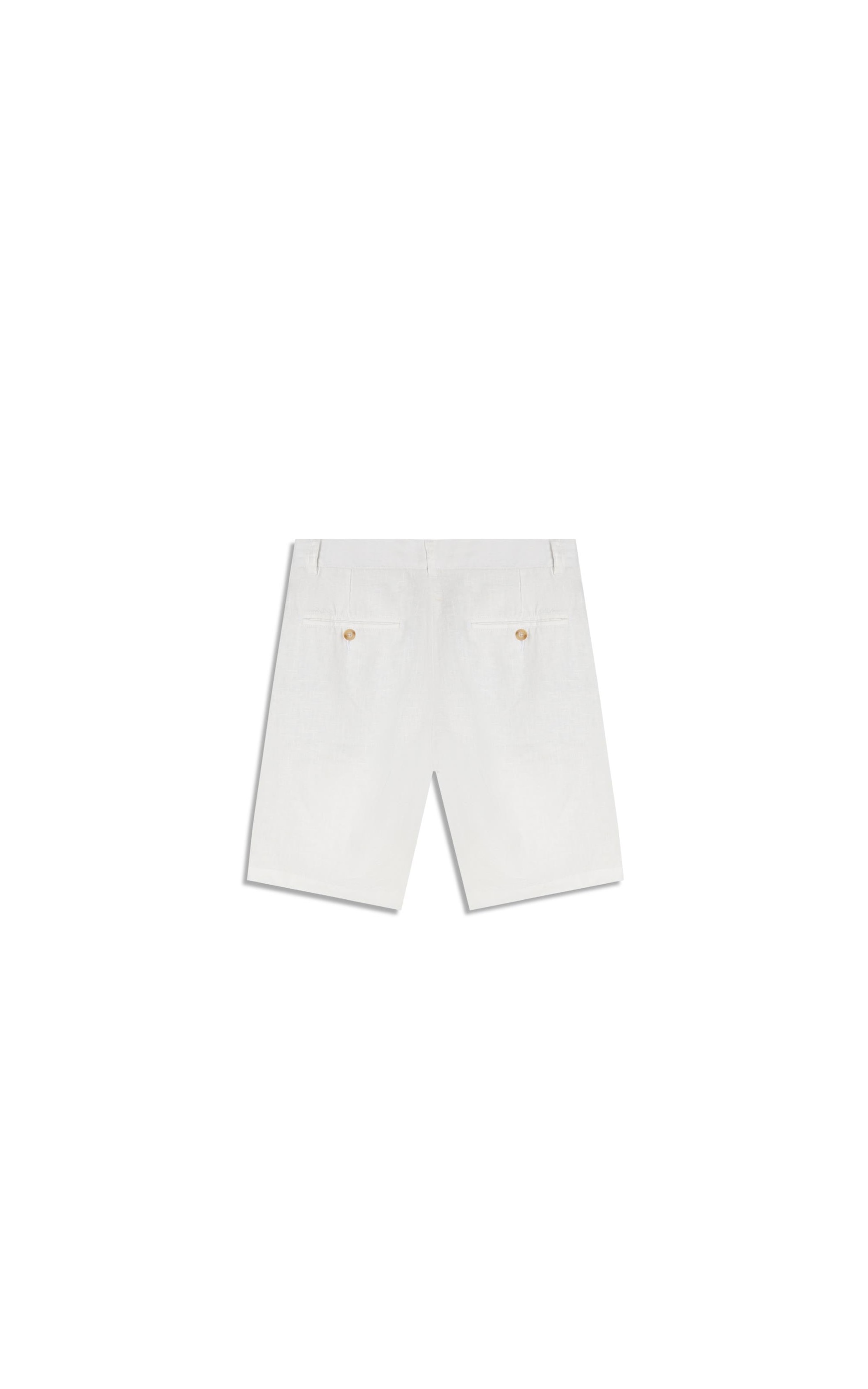 Bermuda  Puro Linho Chino Li Off White