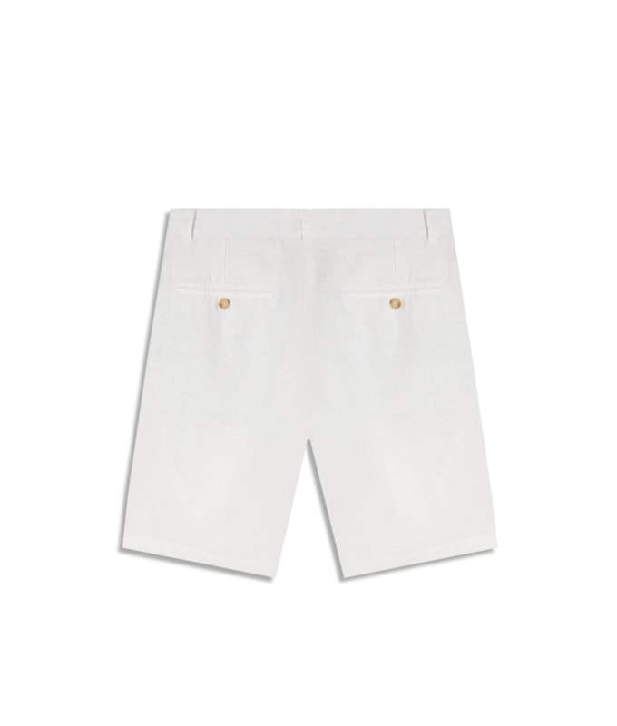 Bermuda  Puro Linho Chino Li Off White