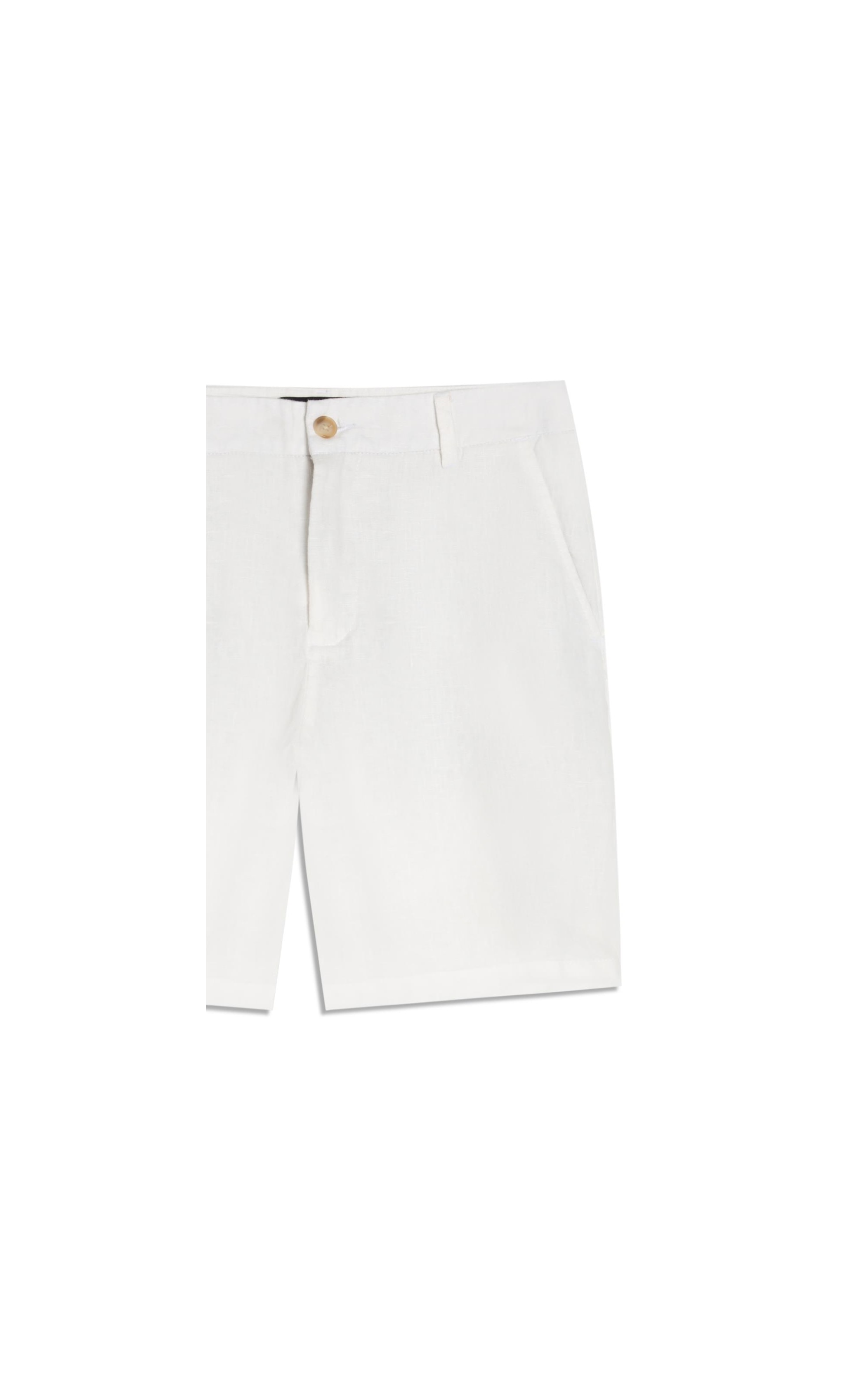Bermuda  Puro Linho Chino Li Off White