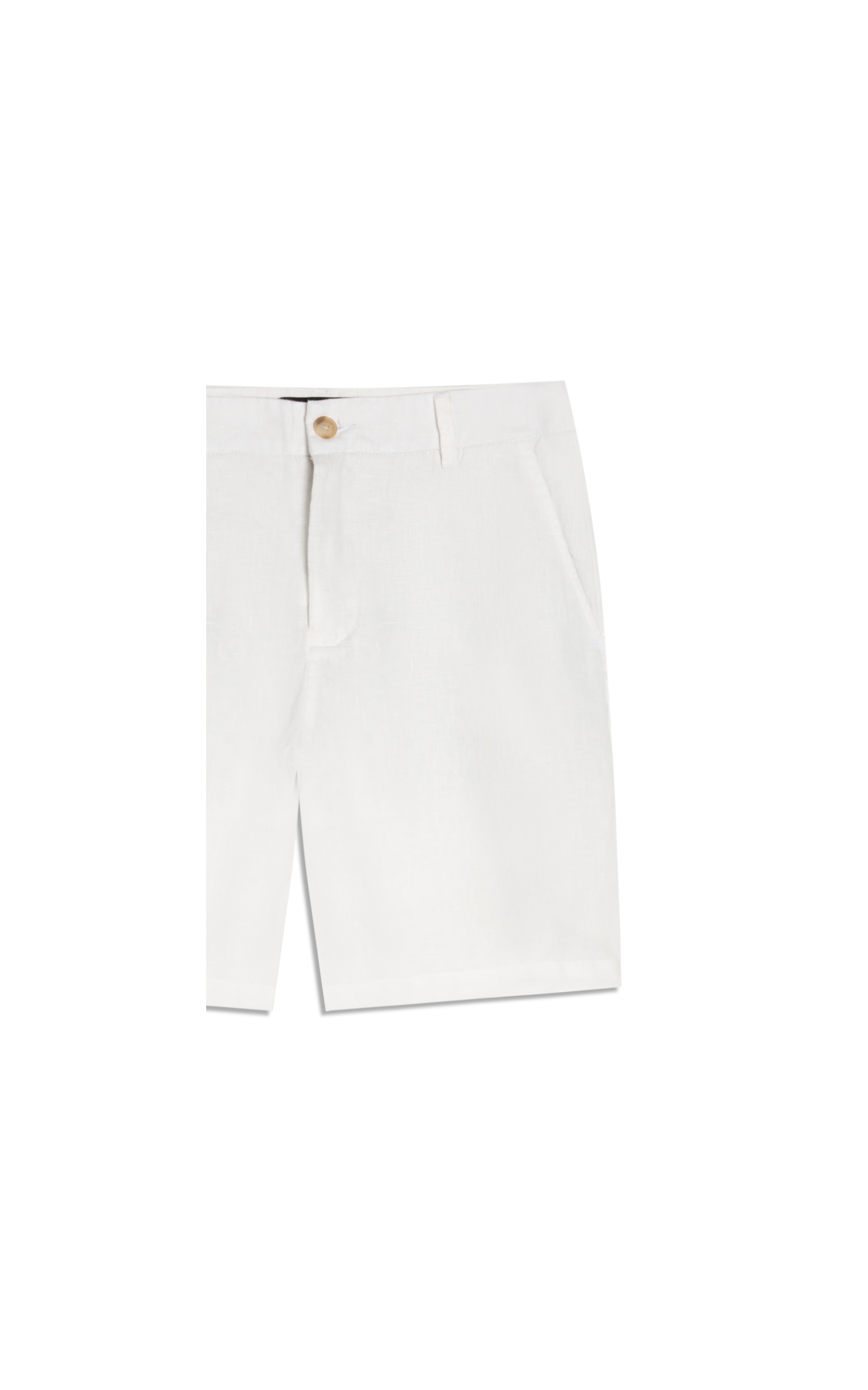 Bermuda  Puro Linho Chino Li Off White