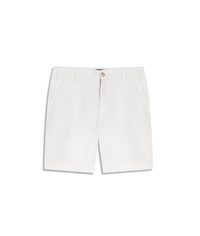 Bermuda  Puro Linho Chino Li Off White