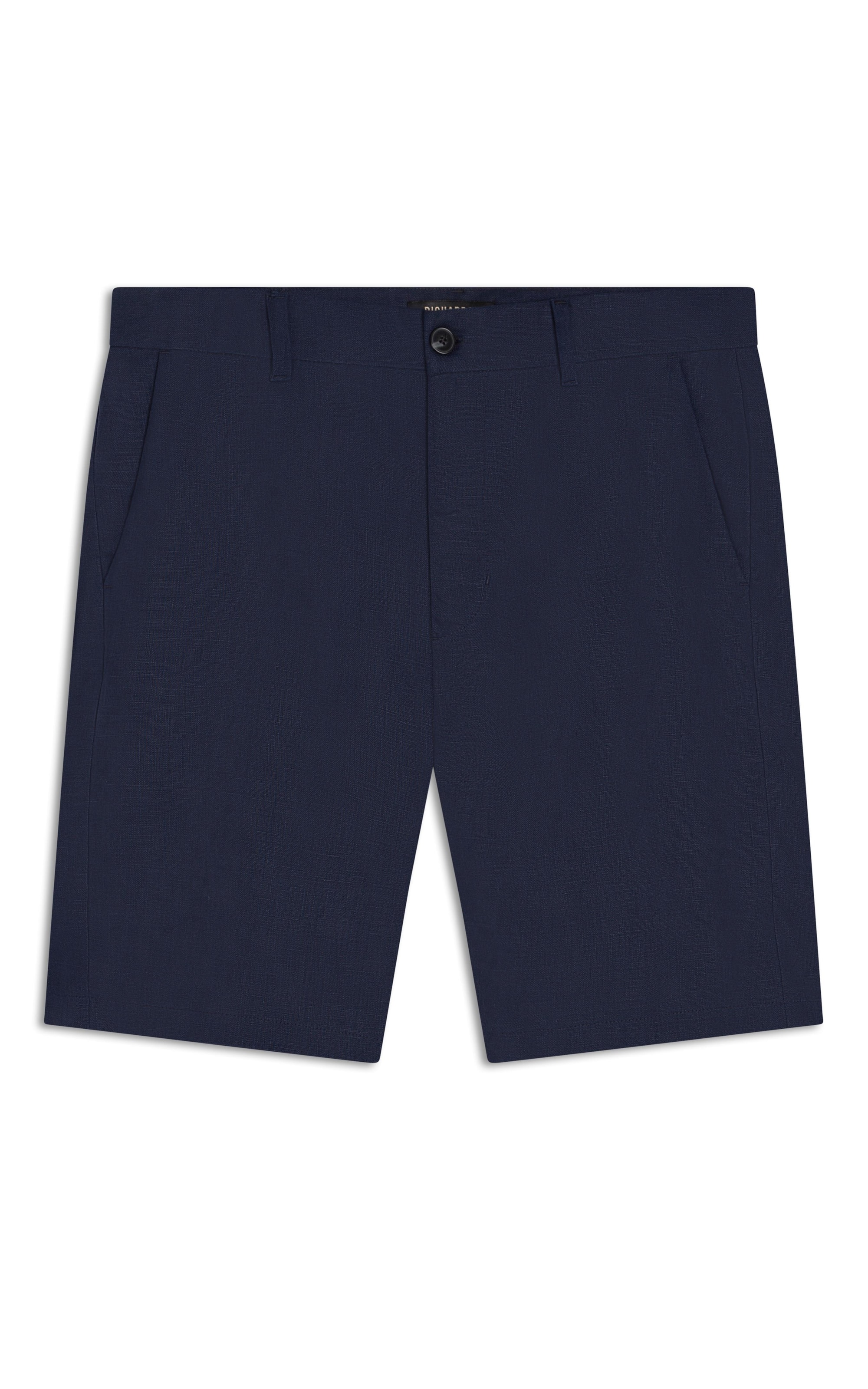Bermuda Puro Linho Chino Lift Uni Marinho