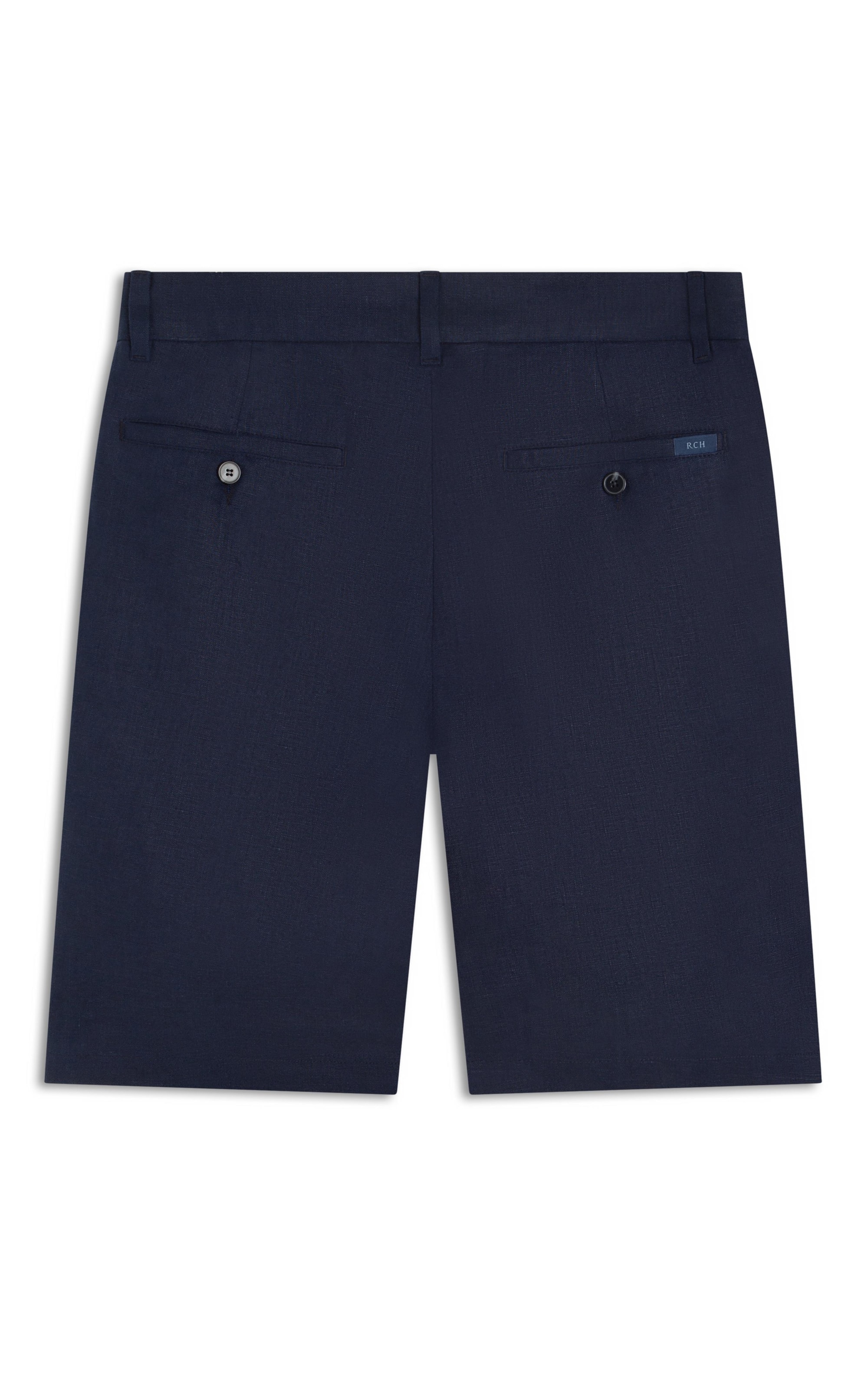 Bermuda Puro Linho Chino Lift Uni Marinho