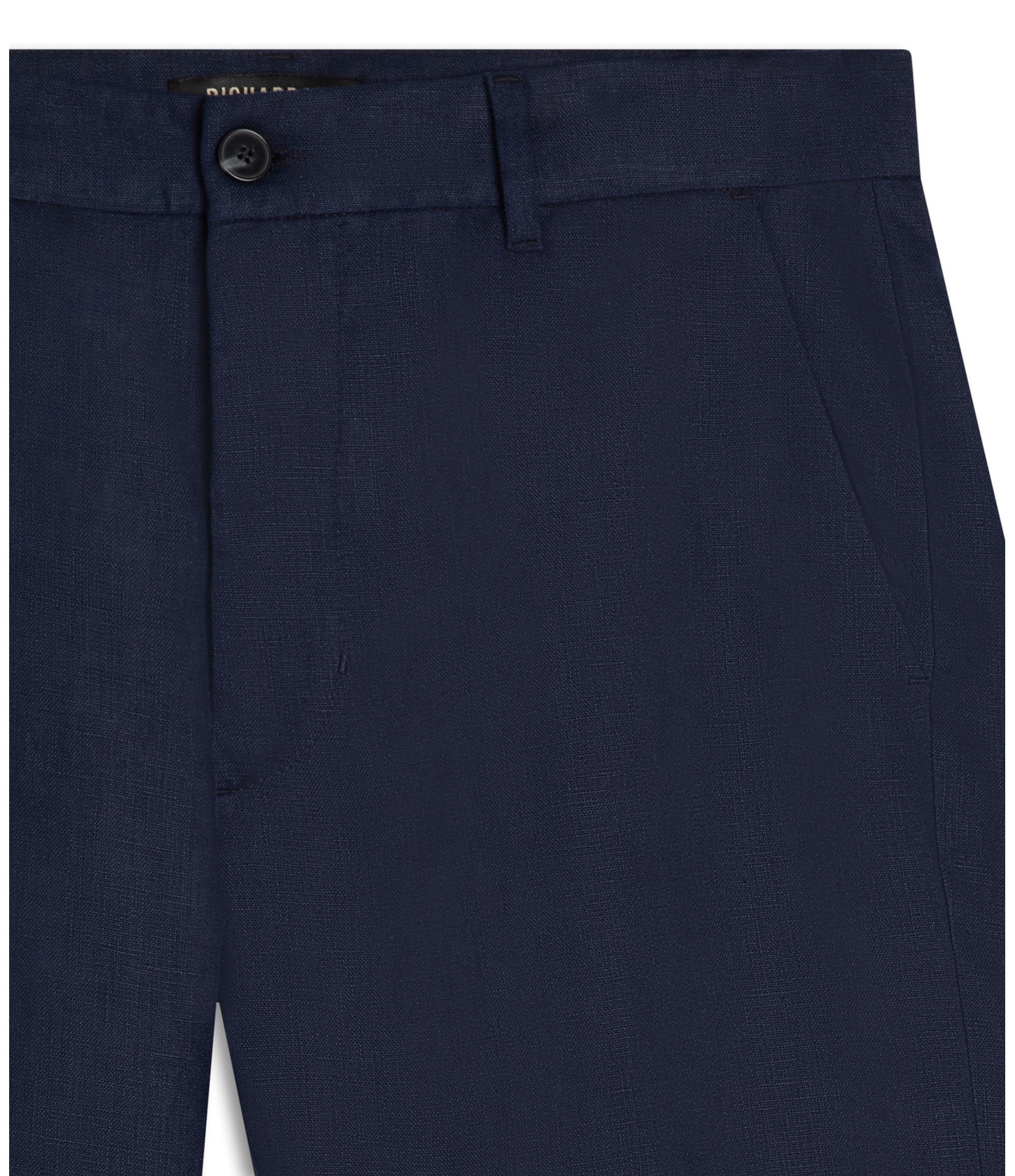 Bermuda Puro Linho Chino Lift Uni Marinho