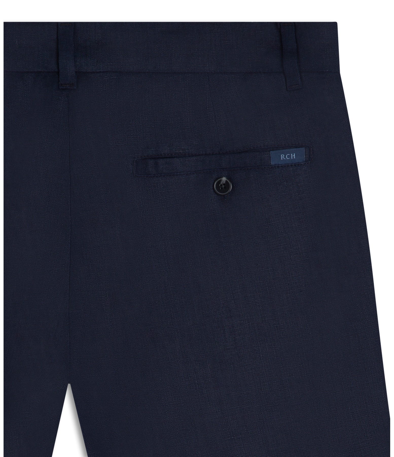 Bermuda Puro Linho Chino Lift Uni Marinho