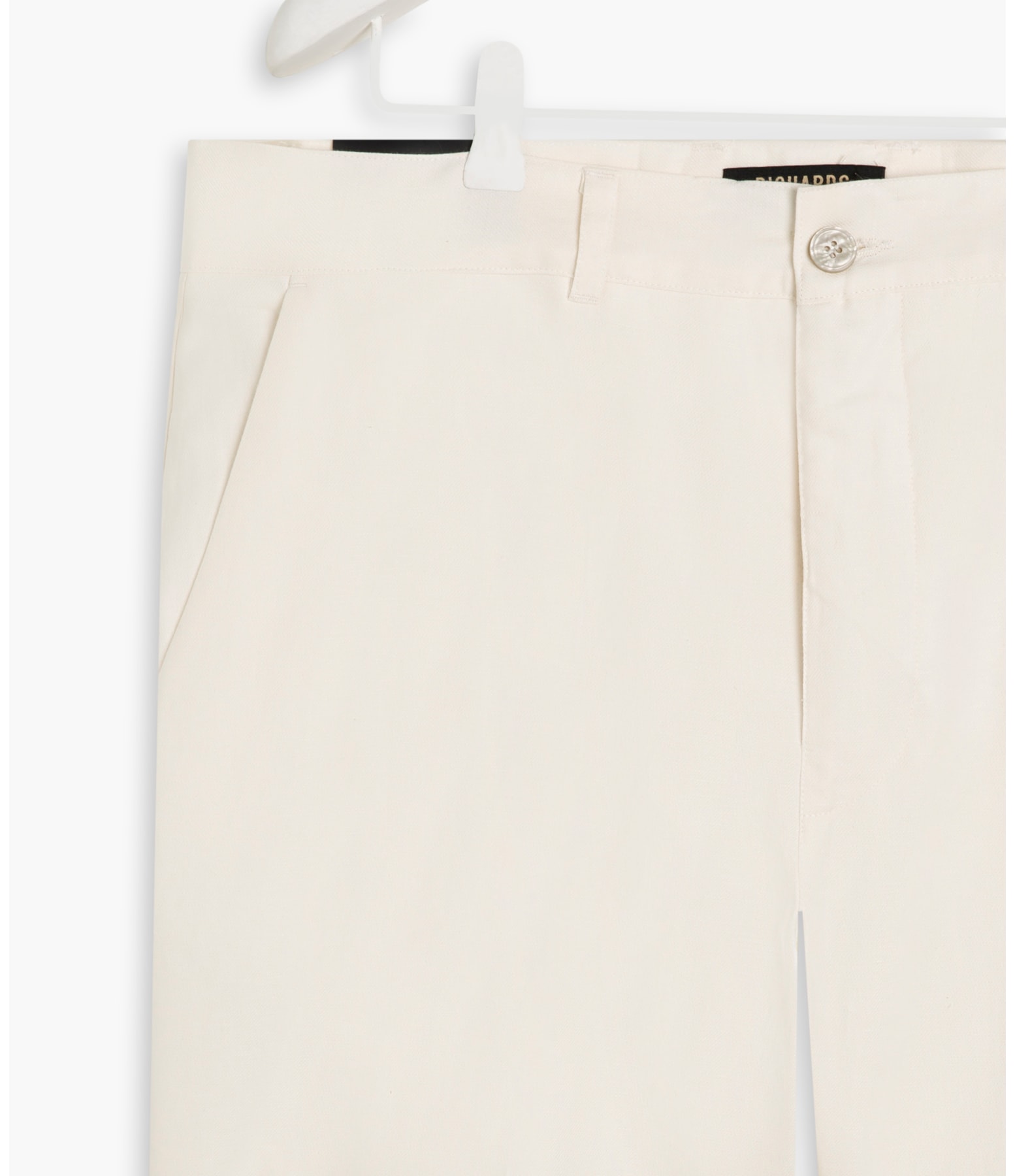 Bermuda  Puro Linho Chino Linsar Branco