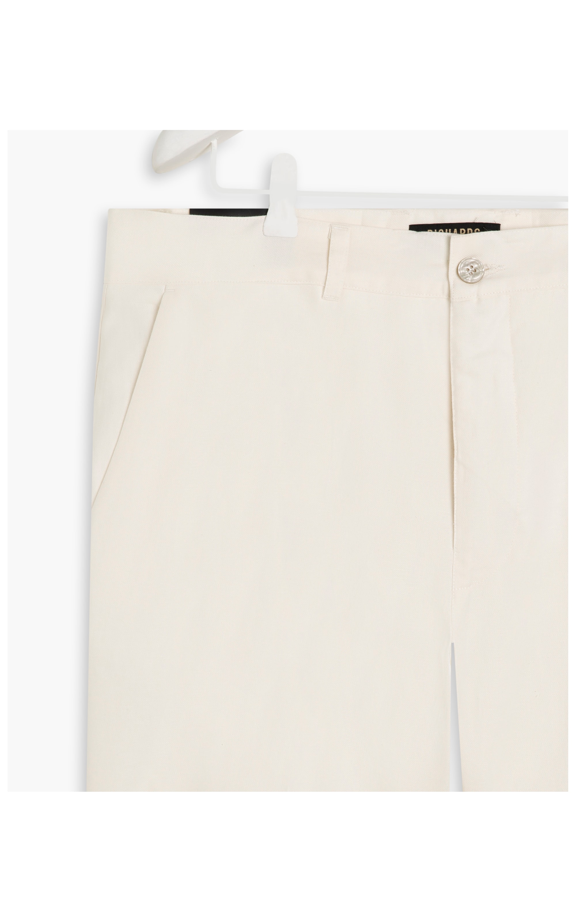 Bermuda  Puro Linho Chino Linsar Branco