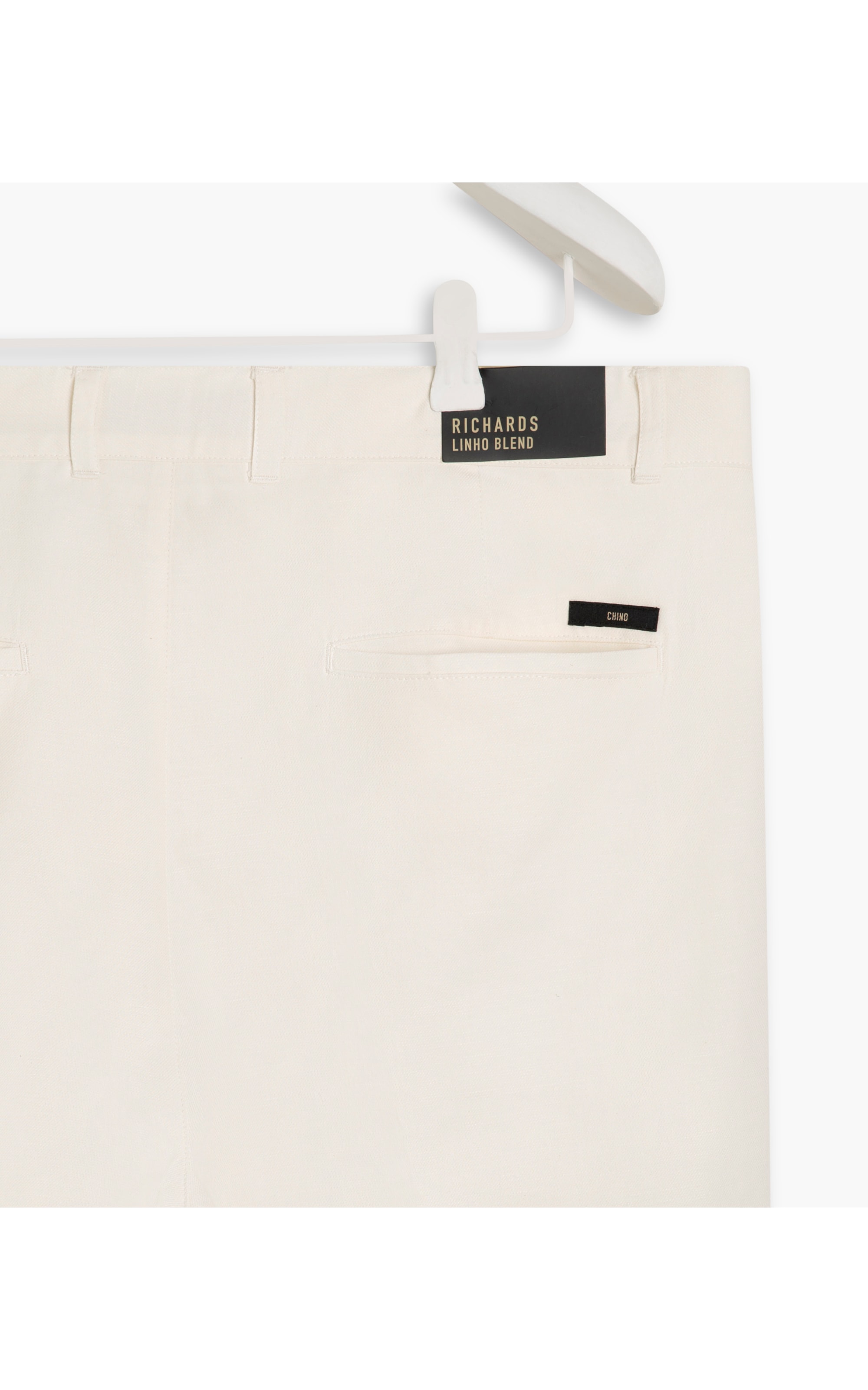 Bermuda  Puro Linho Chino Linsar Branco