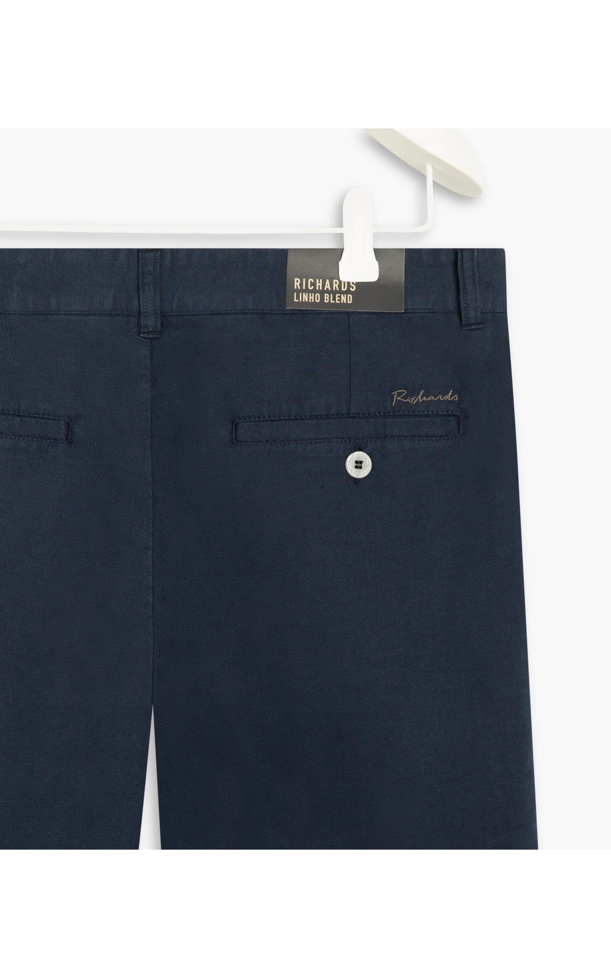 Bermuda  Puro Linho Chino Linsar Dark Navy