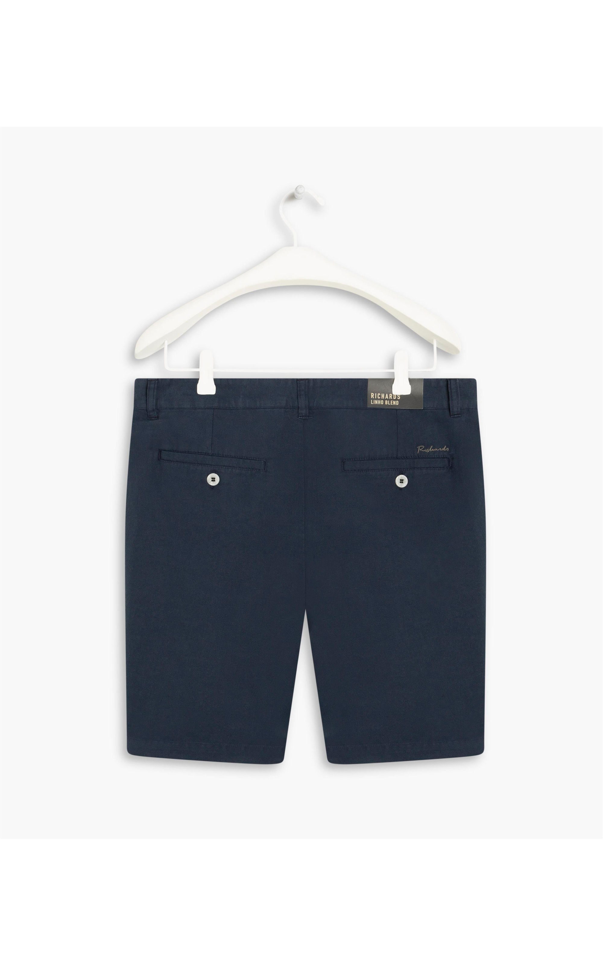 Bermuda  Puro Linho Chino Linsar Dark Navy