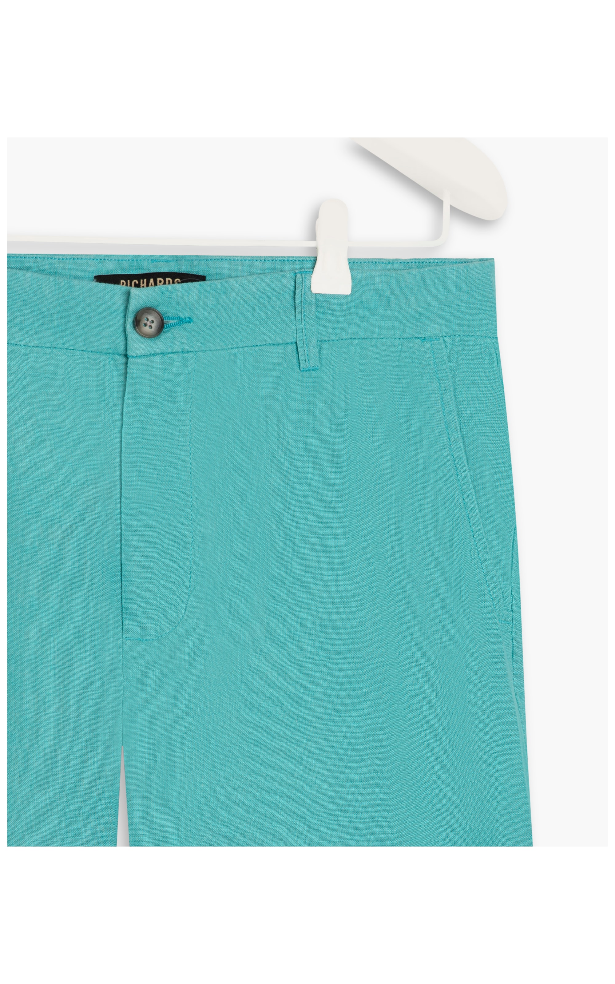 Bermuda  Puro Linho Chino Santorini Azul Jeans
