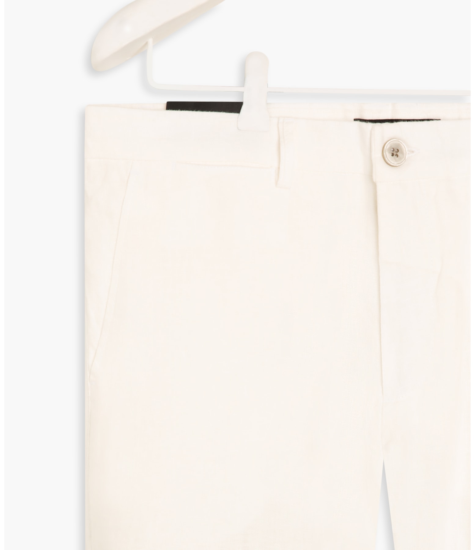 Bermuda  Puro Linho Chino Santorini Off White