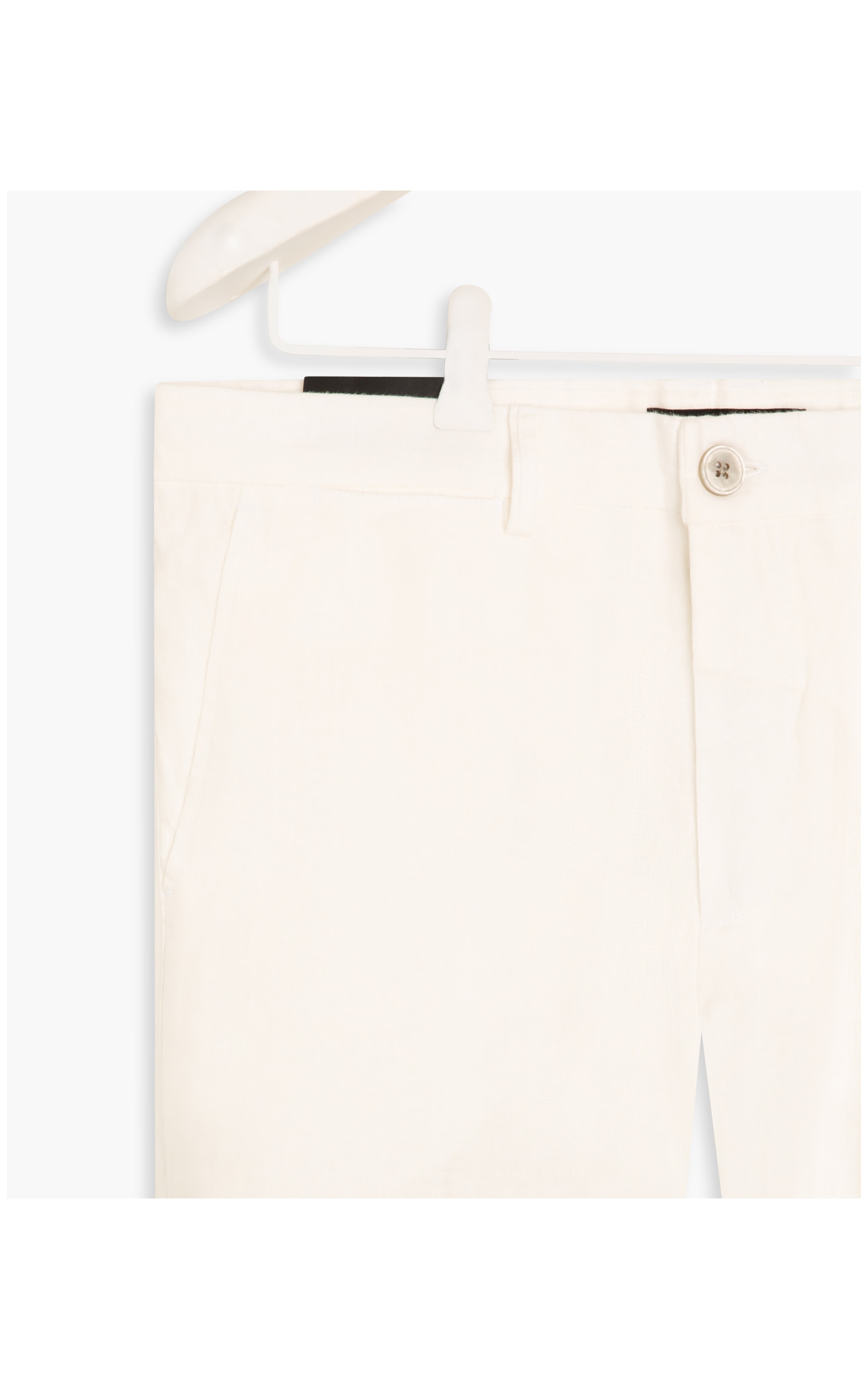 Bermuda  Puro Linho Chino Santorini Off White