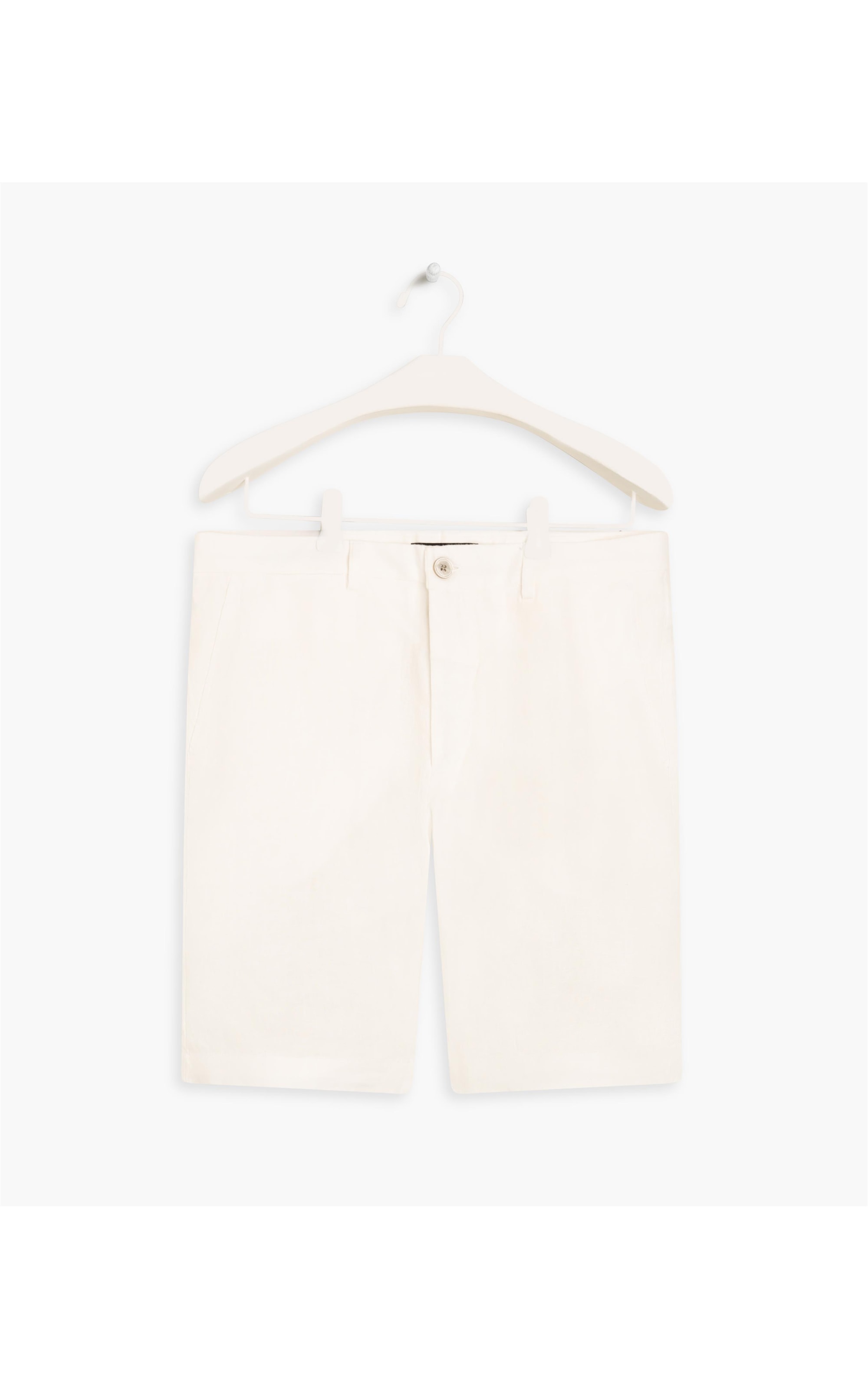 Bermuda  Puro Linho Chino Santorini Off White