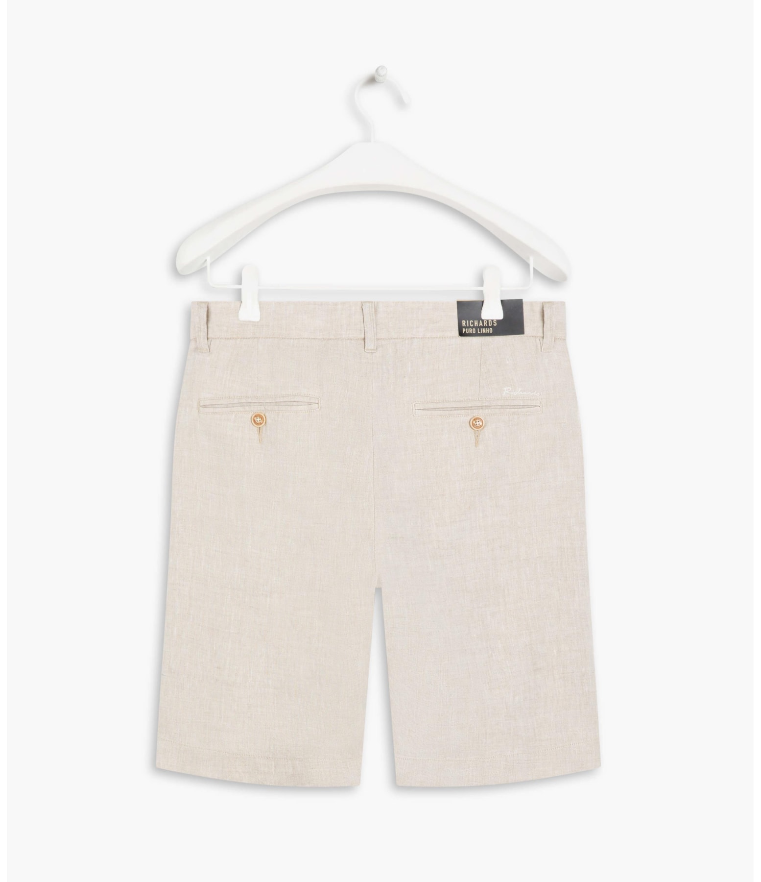 Bermuda  Puro Linho Chino Santorini  Sandy
