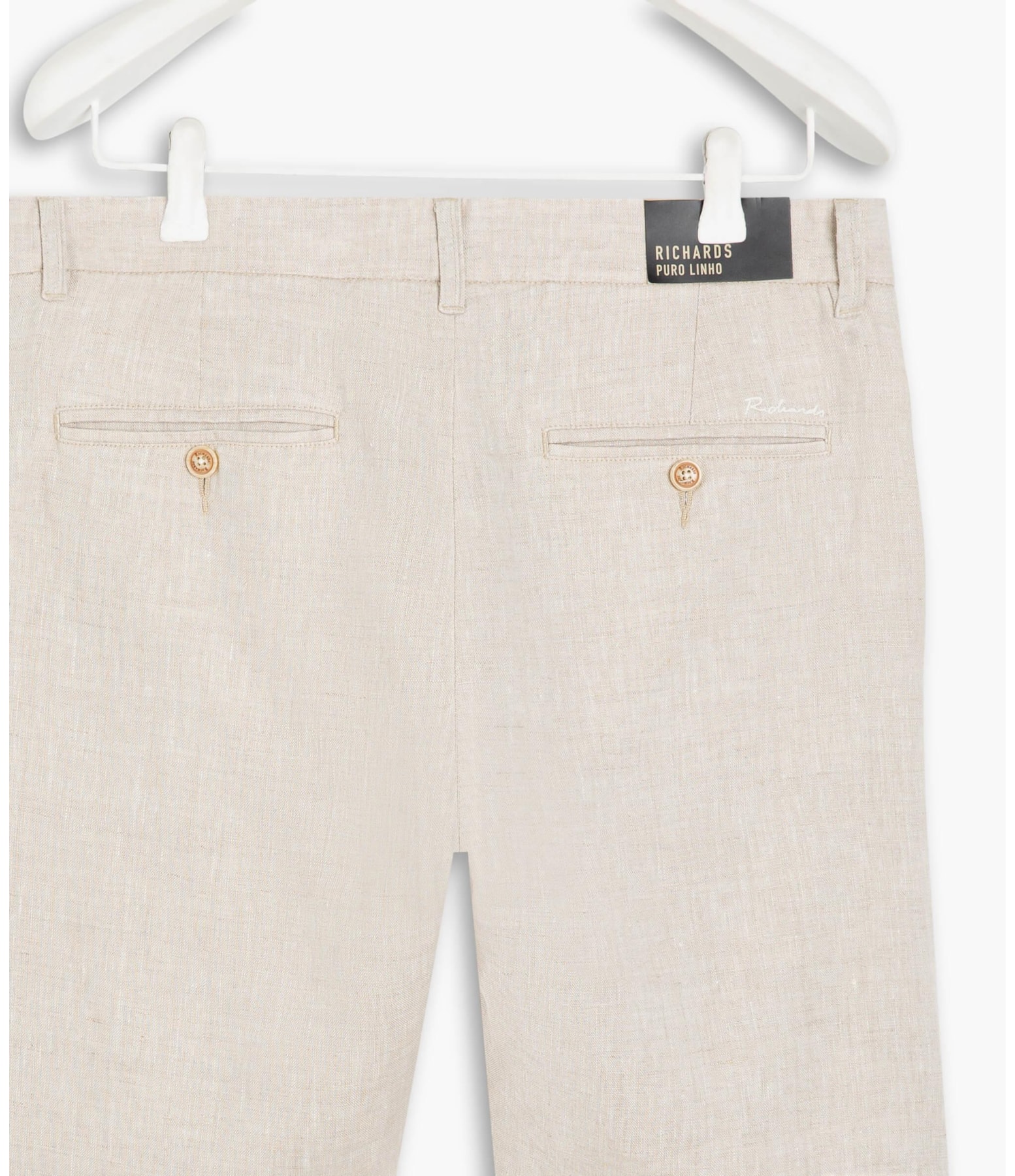 Bermuda  Puro Linho Chino Santorini  Sandy