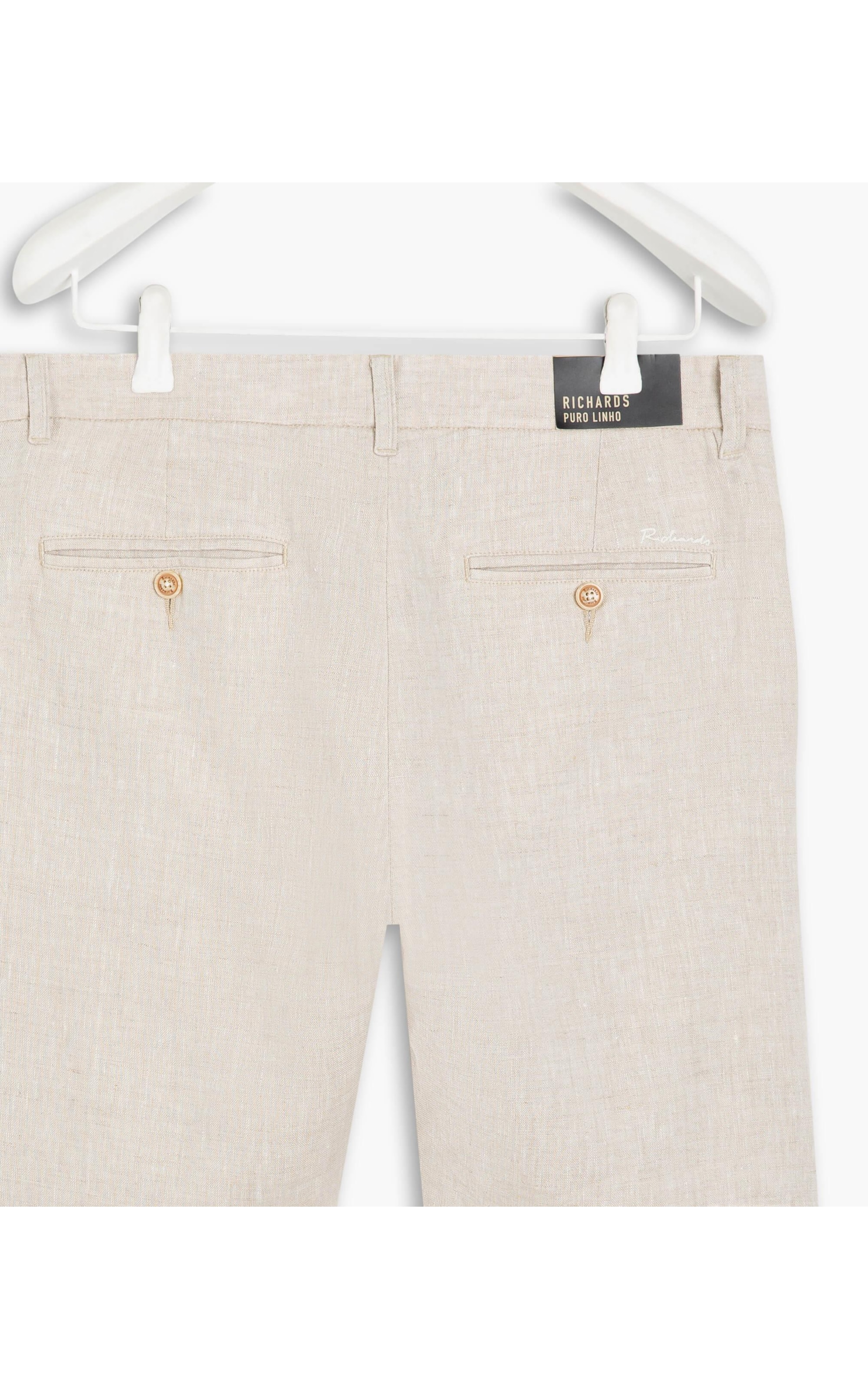 Bermuda  Puro Linho Chino Santorini  Sandy