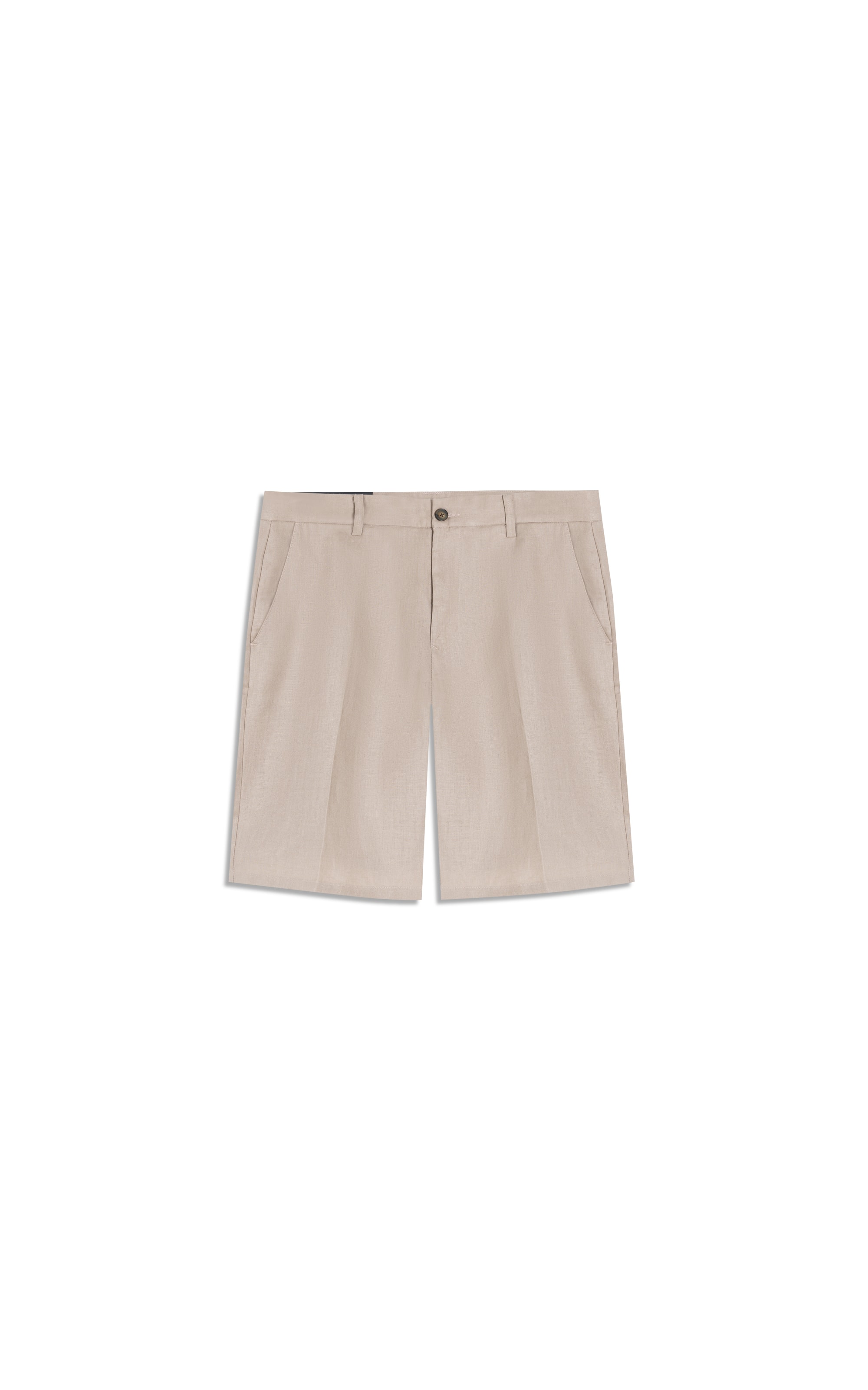 Bermuda  Puro Linho Long  Liso Sandy