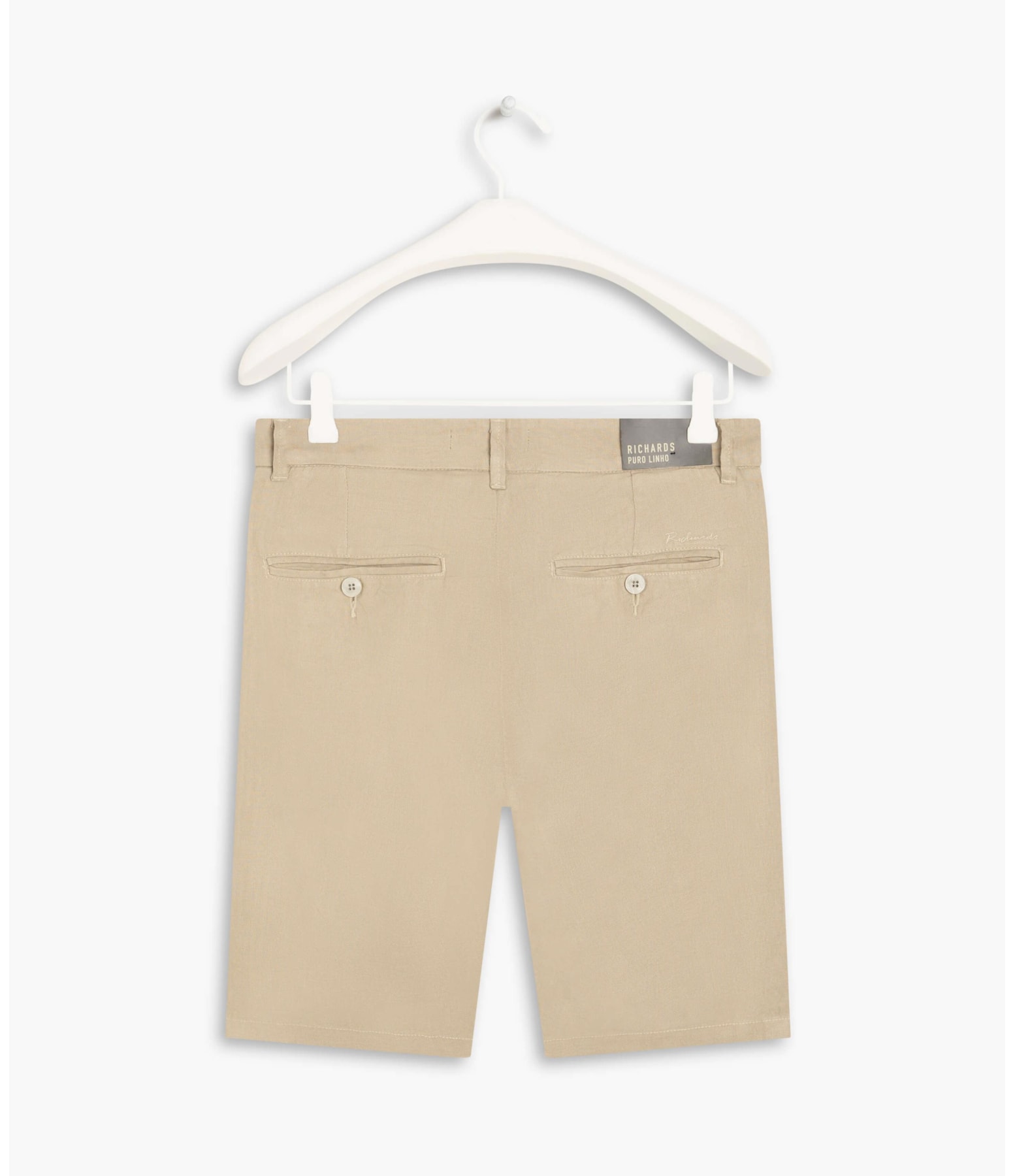 Bermuda Puro Linho Puro Linho  Chino Li Areia