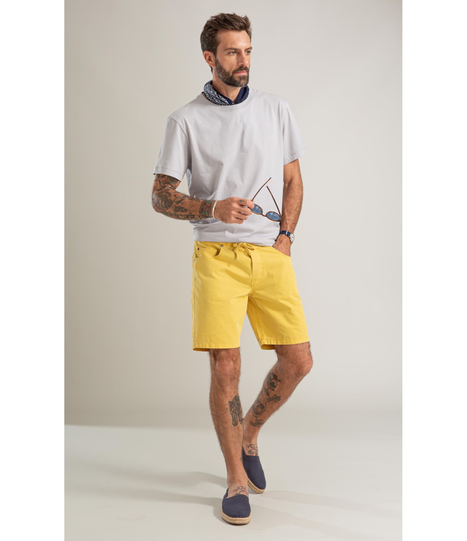 Bermuda Relax 5pockets Bolt Mostarda