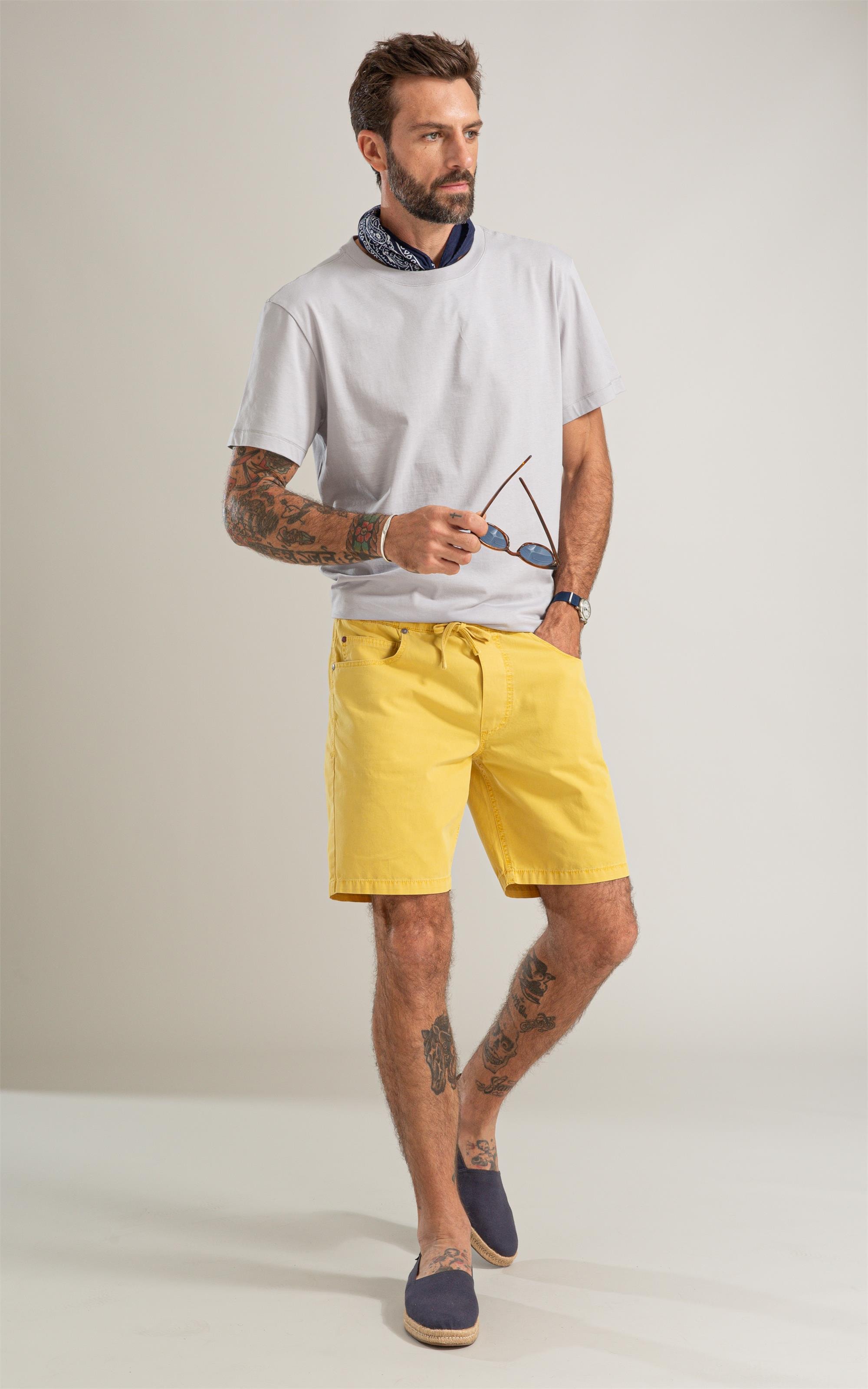 Bermuda Relax 5pockets Bolt Mostarda