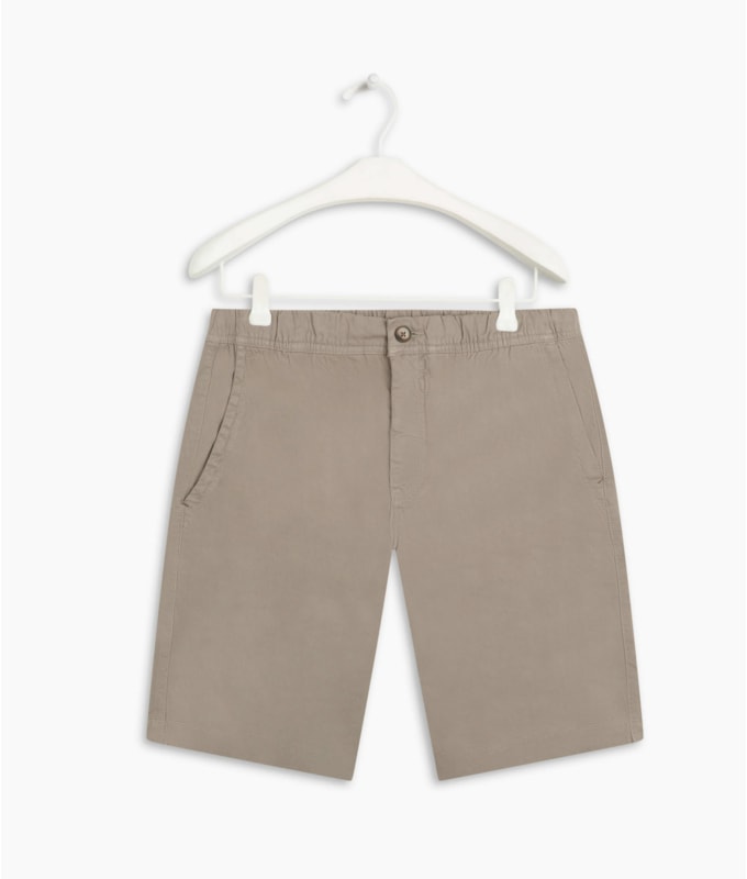 Bermuda Relax Con Cinza Medio