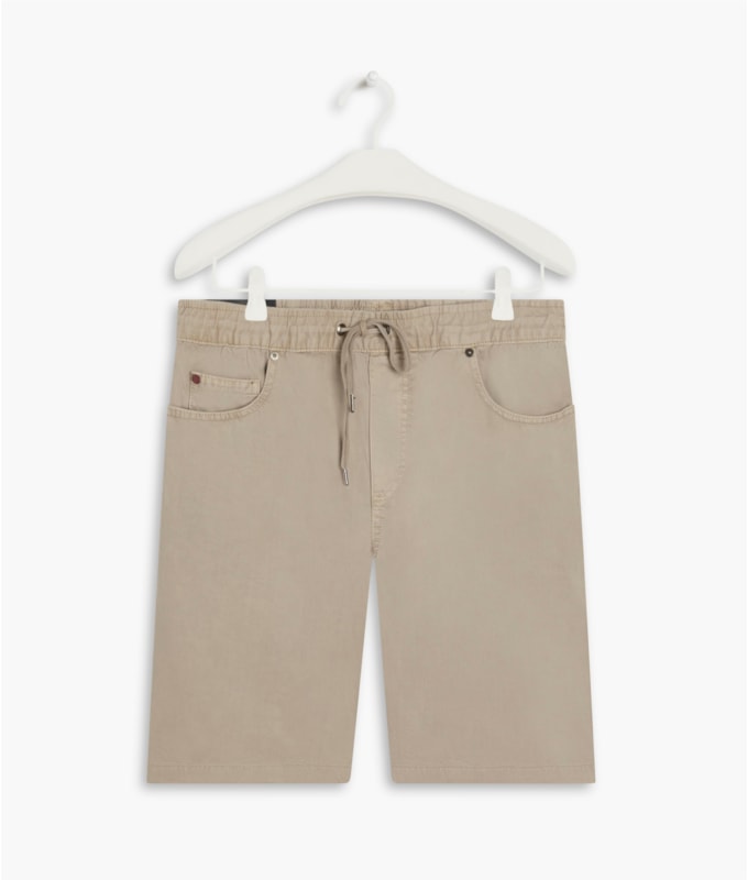 Bermuda Relax Five Pockets Areia Seca