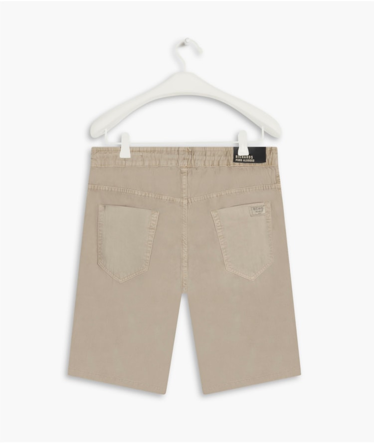 Bermuda Relax Five Pockets Areia Seca