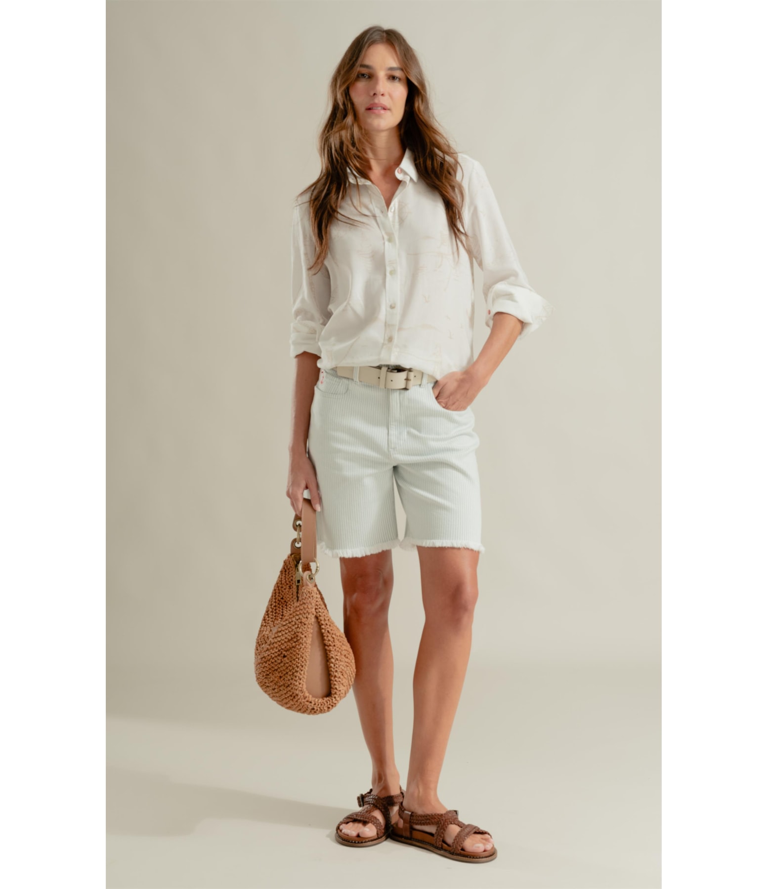Bermuda Skate  Denim Blue Five Azul Claro