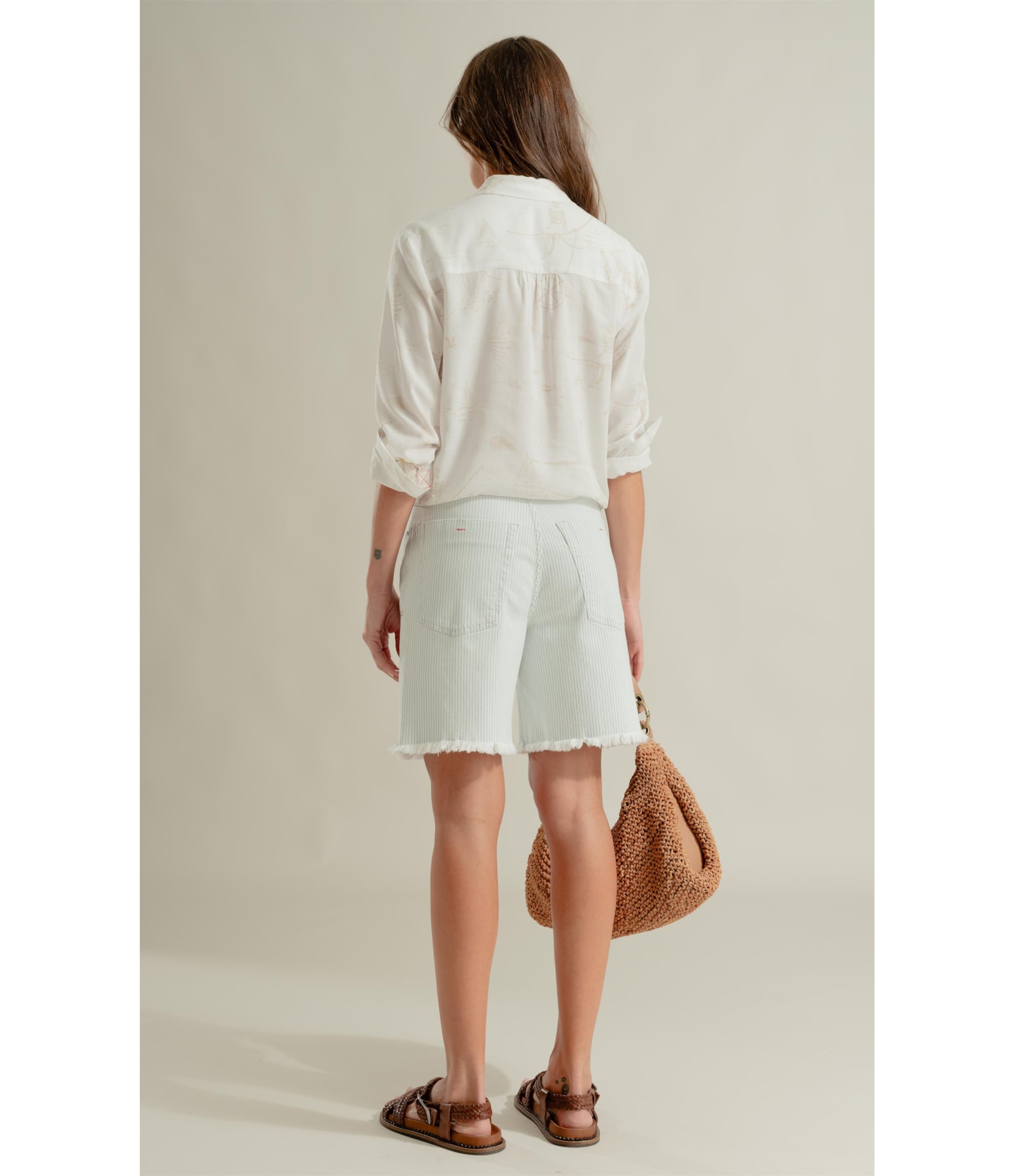 Bermuda Skate  Denim Blue Five Azul Claro