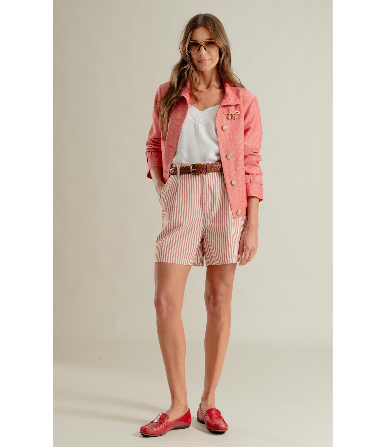 Bermuda Skate  Red Chino Vermelho