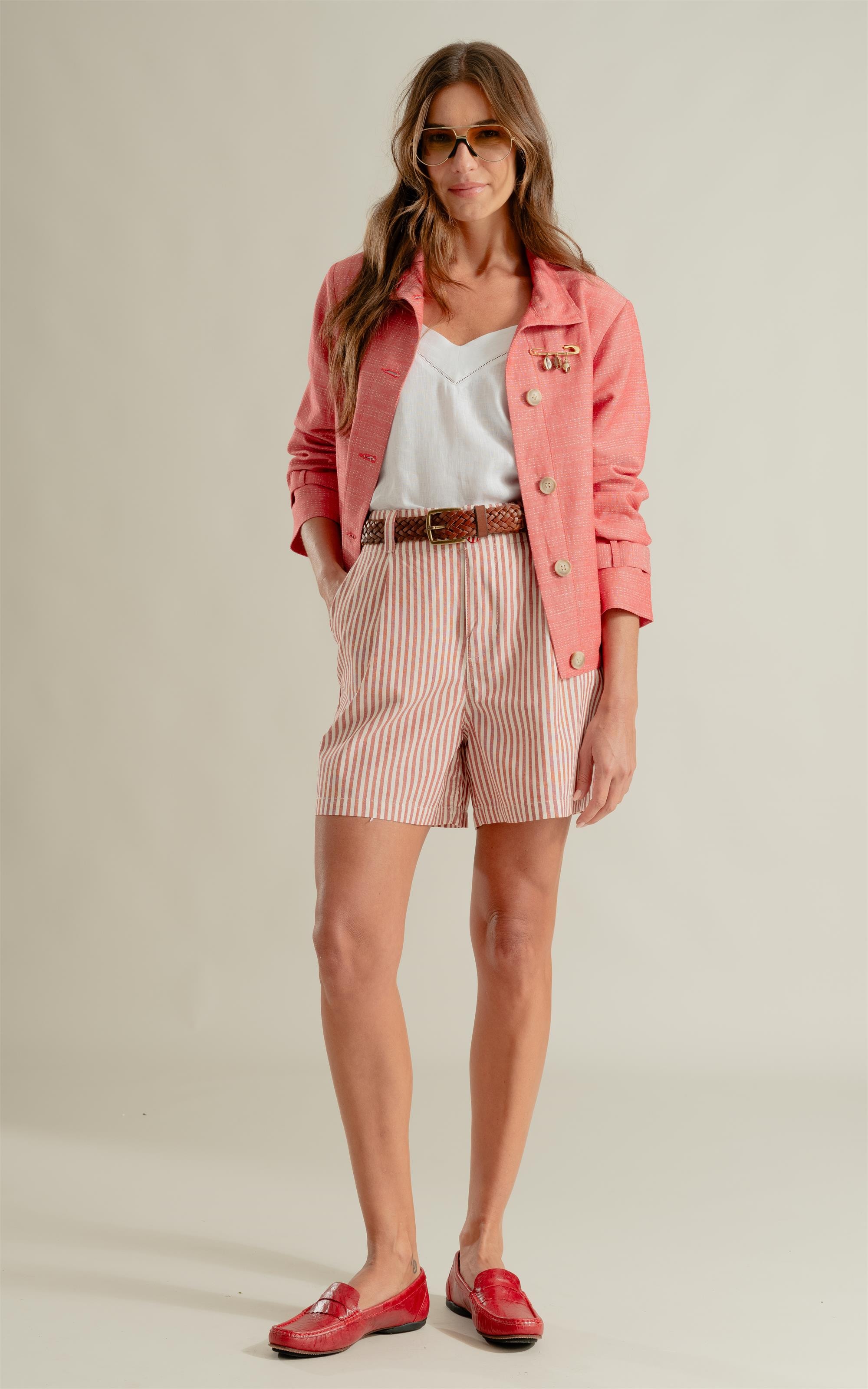 Bermuda Skate  Red Chino Vermelho