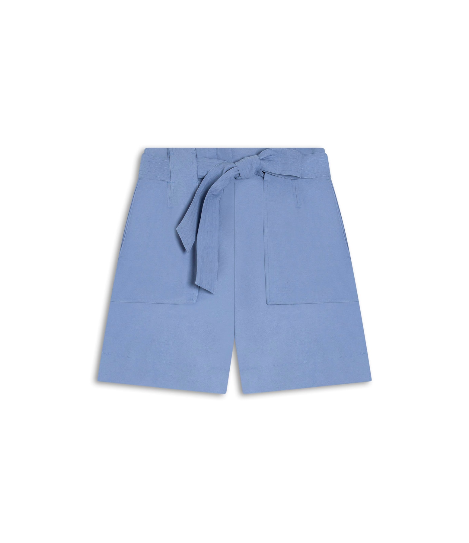 Bermuda Stone Linho Blend Azul Seco