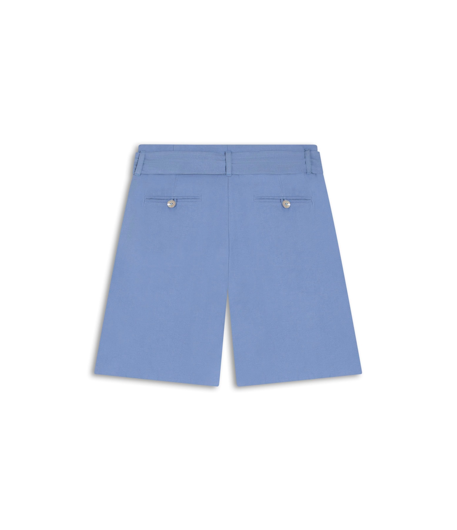Bermuda Stone Linho Blend Azul Seco