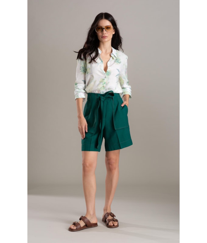 Bermuda Stone Linho Blend Floresta