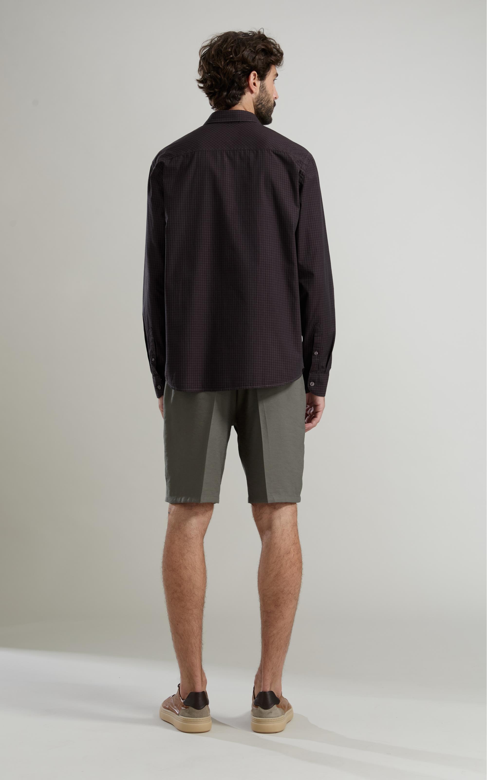 Bermuda Texture Washed Arena Verde Oliva