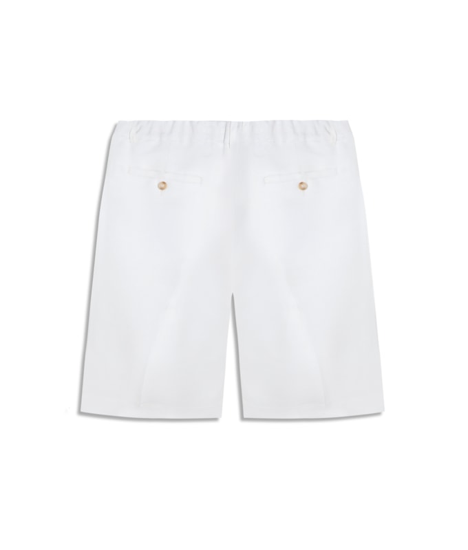 Bermuda Trapezio Lb Liso Off White
