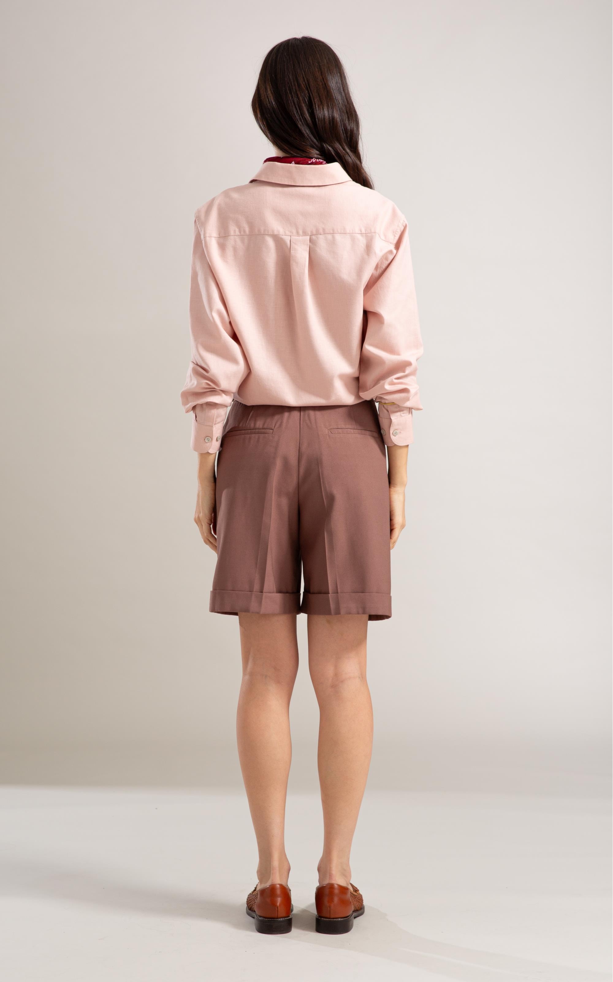 Bermuda Vega Alfaiataria Marrom