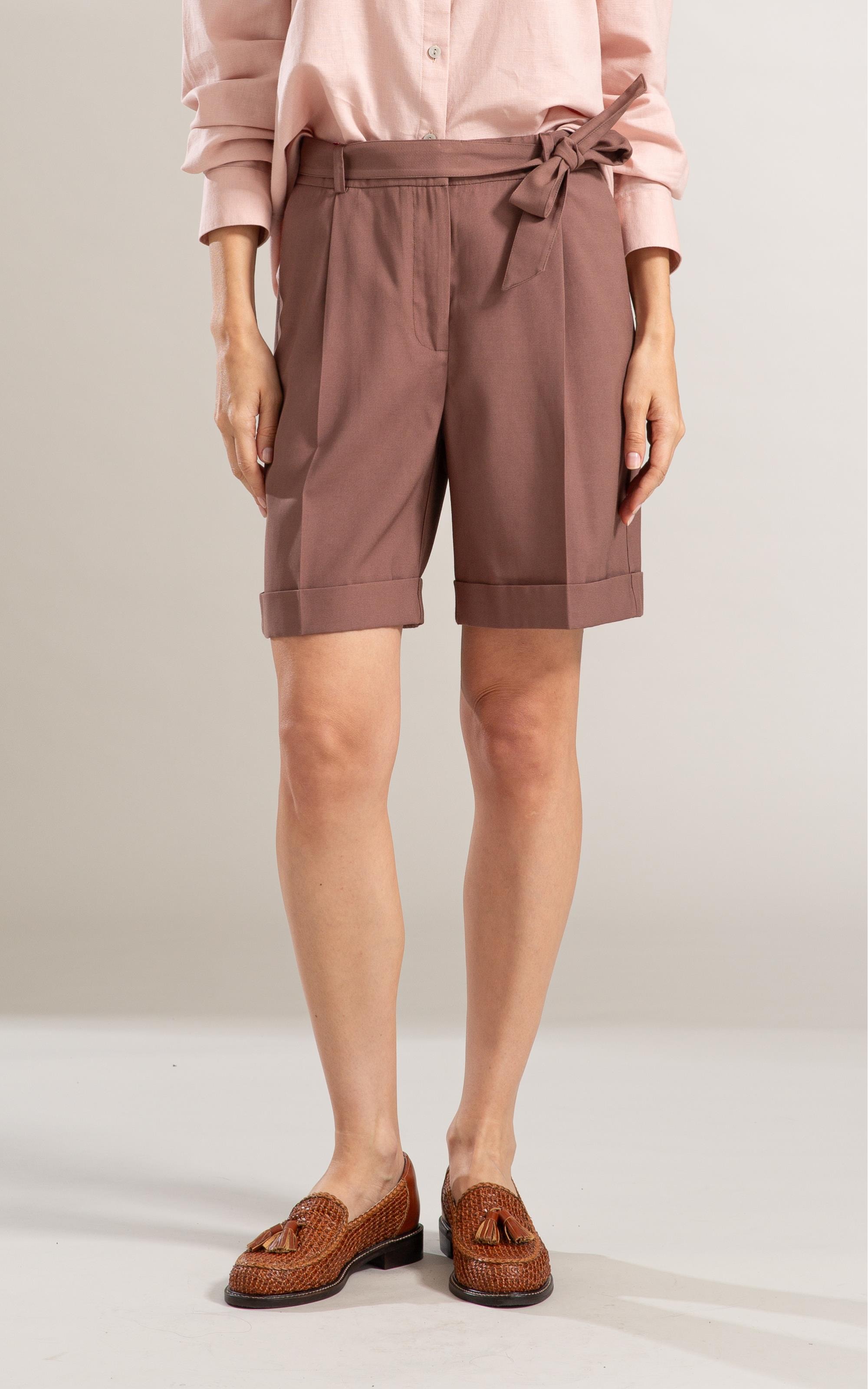 Bermuda Vega Alfaiataria Marrom