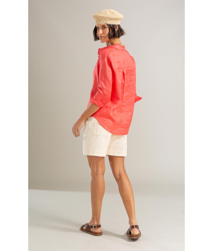 Bermuda Vintage Cotton Natural