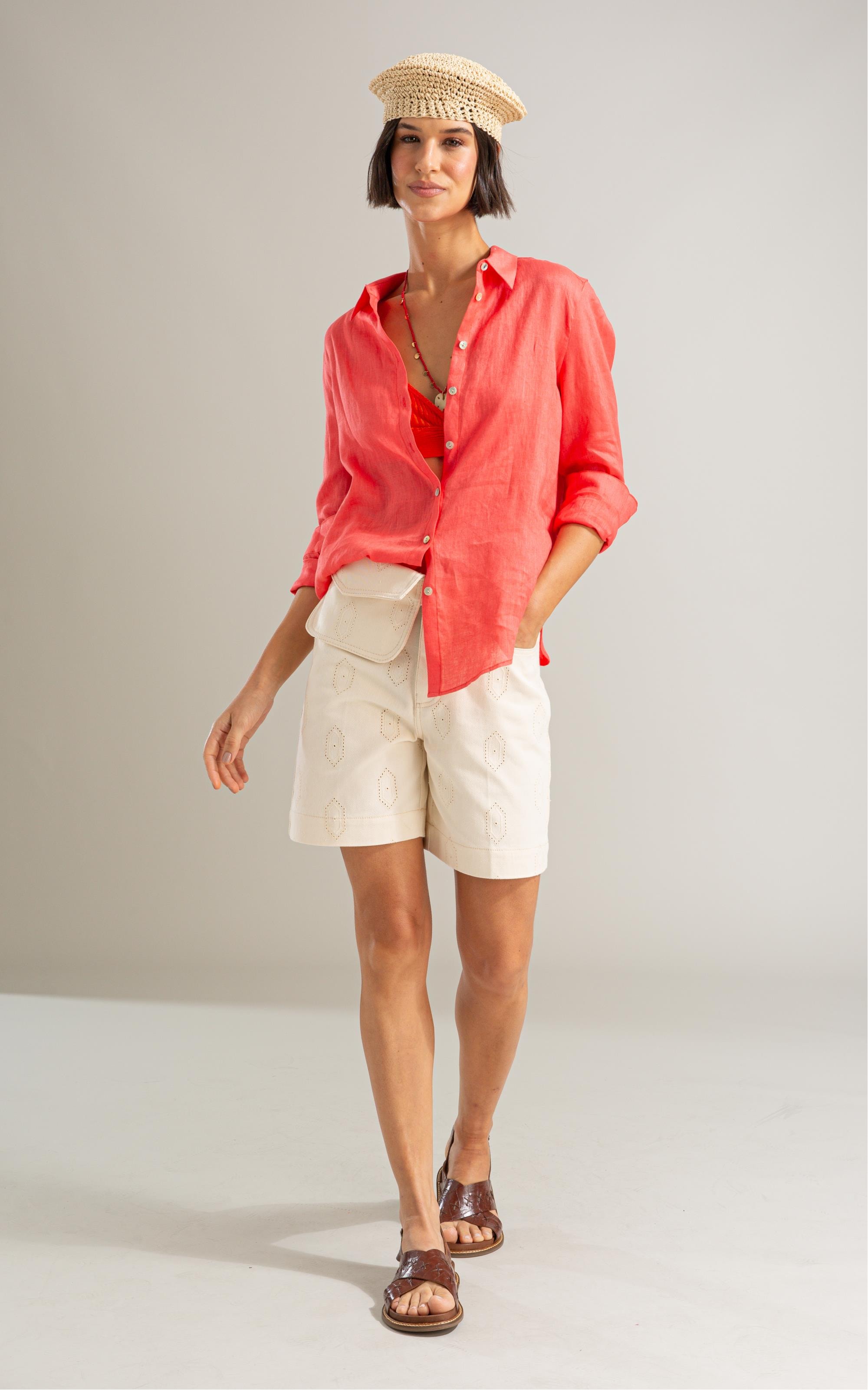 Bermuda Vintage Cotton Natural