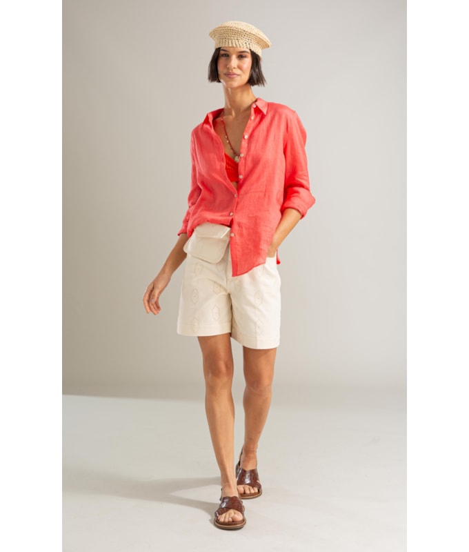 Bermuda Vintage Cotton Natural