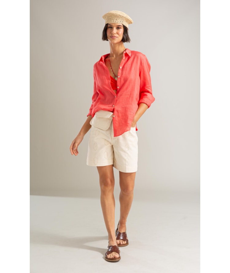 Bermuda Vintage Cotton Natural