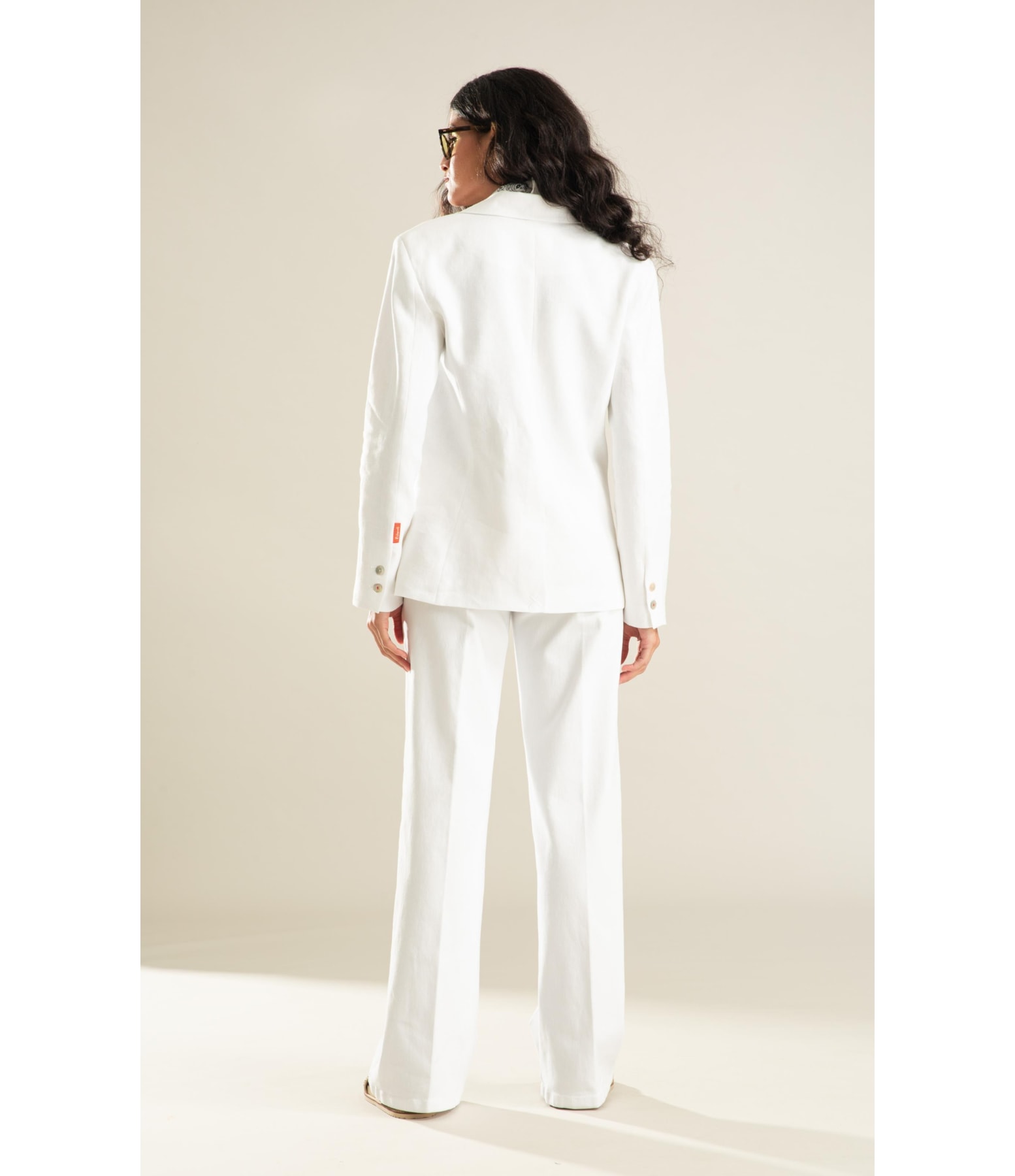 Blazer Felix Puro Linho Branco