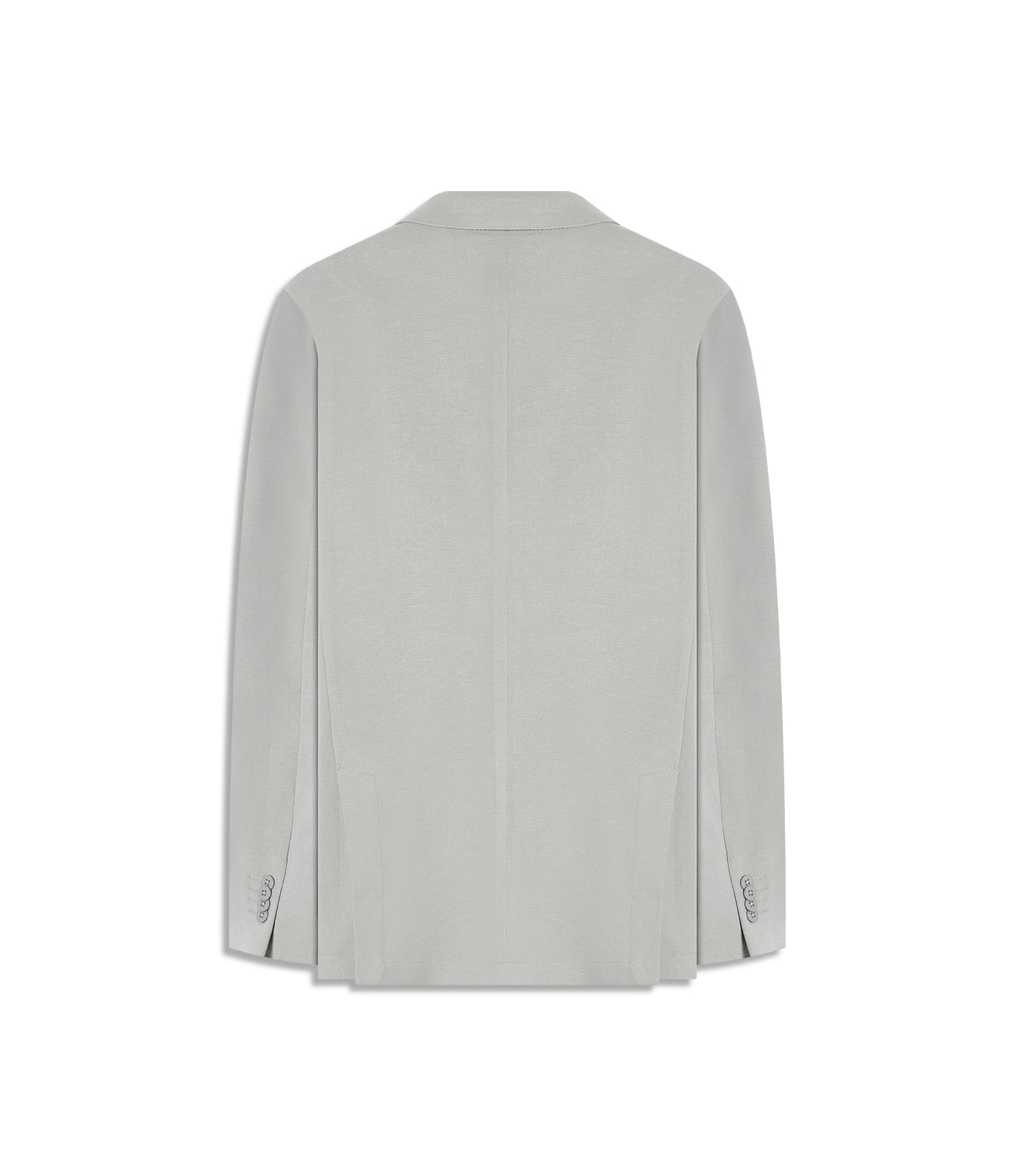 Blazer Interlock Knitted Cinza Claro