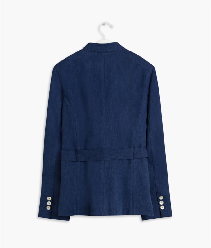Blazer Linho  Caicaras Azul Marinho